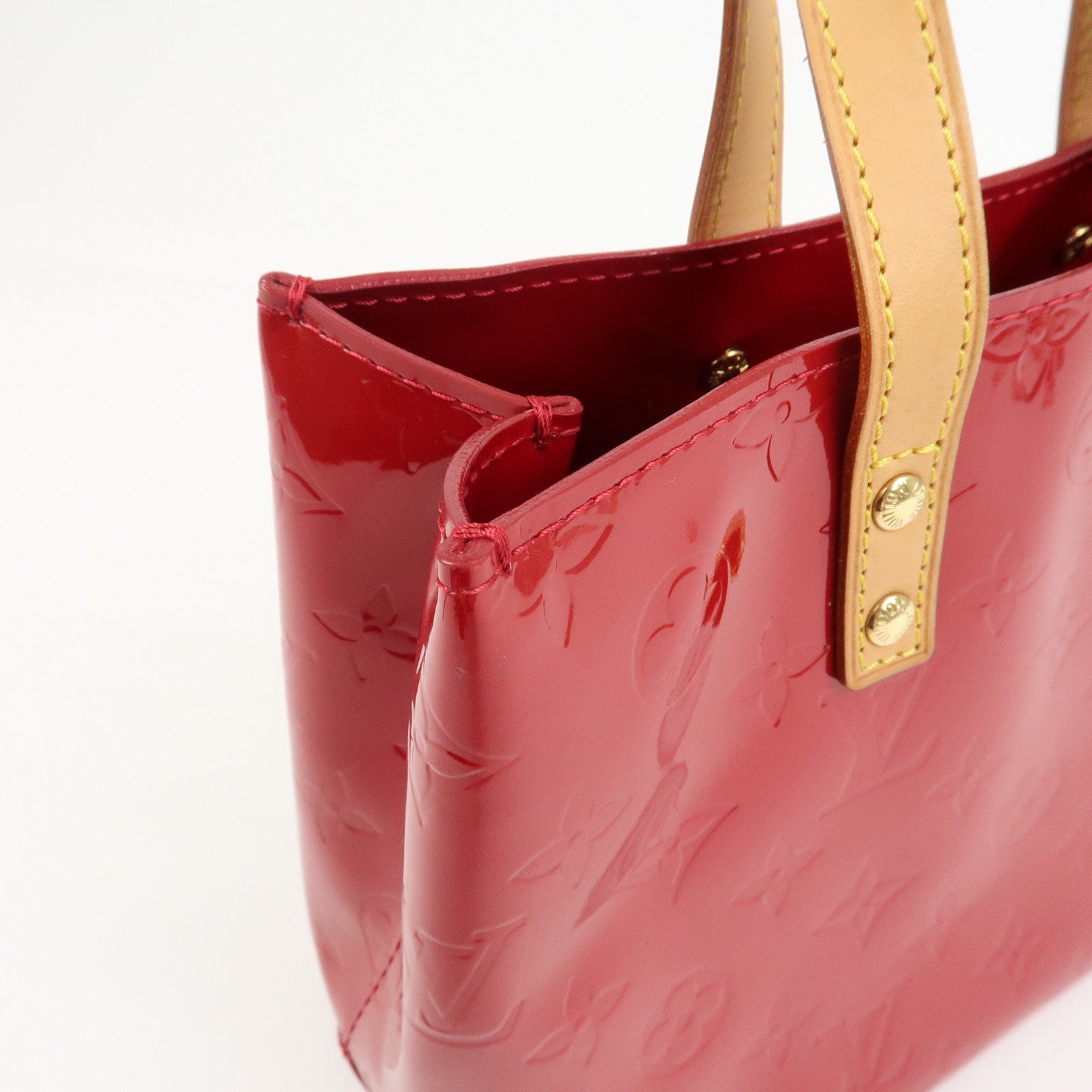 Louis Vuitton Monogram Vernis Leather Lead PM Pomme d'Amour M91990