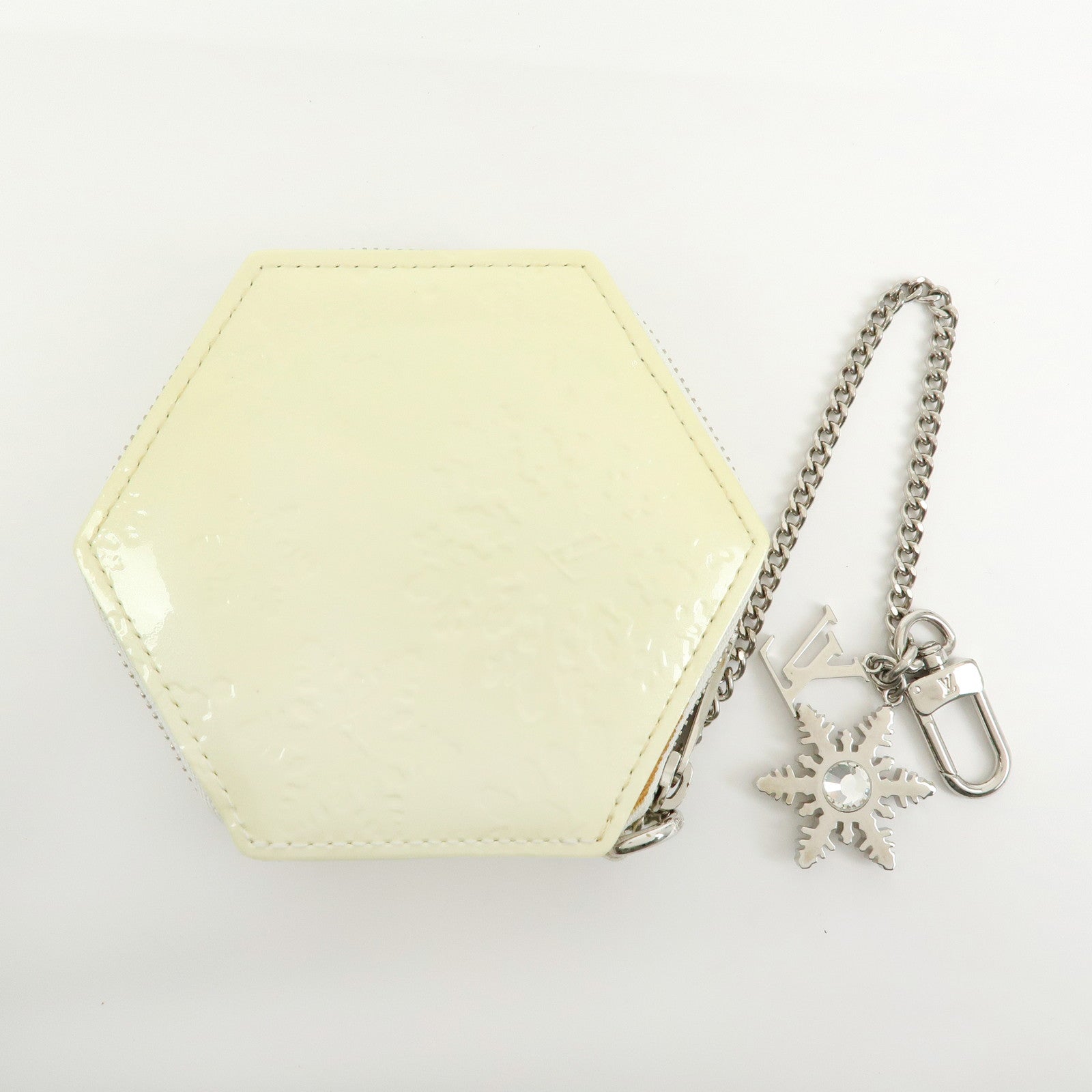 LOUIS VUITTON Monogram Vernis Porte Monnaie Flocon Coin Purse