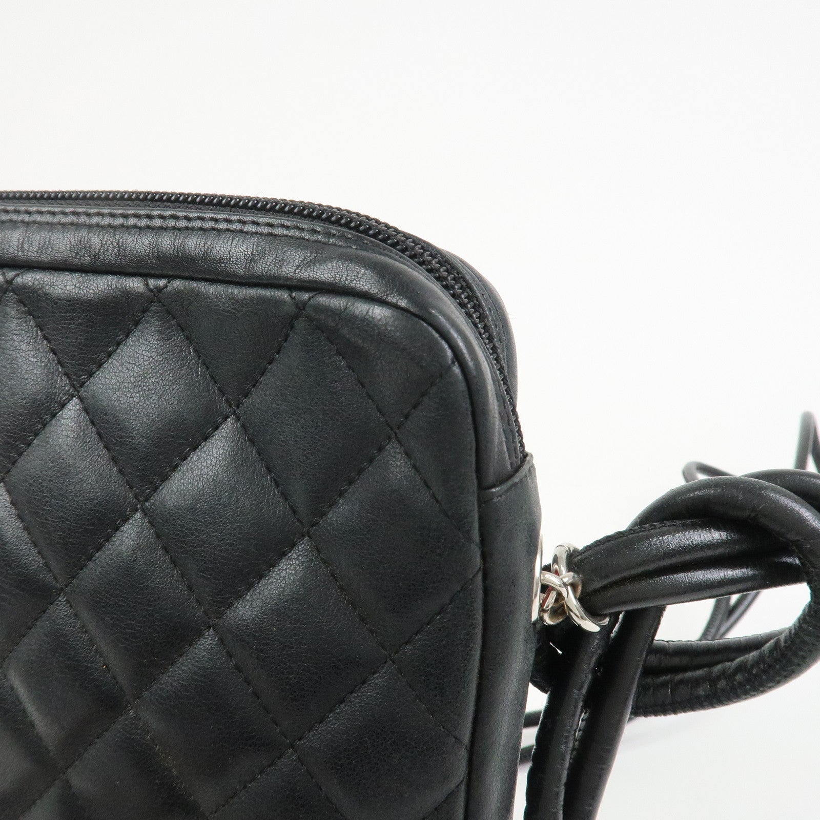 CHANEL Cambon Line Lambskin Medium Pochette Shoulder Bag A25178