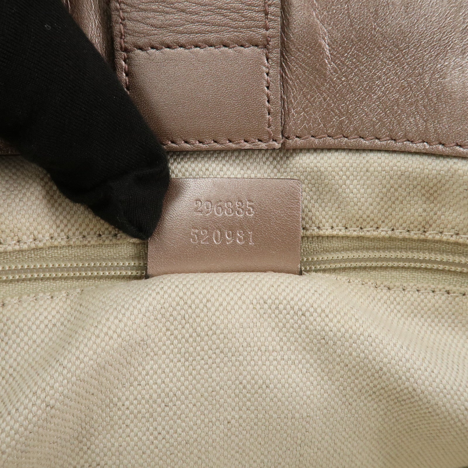 GUCCI Micro Guccissima Leather Shoulder Bag Metallic Pink 296835