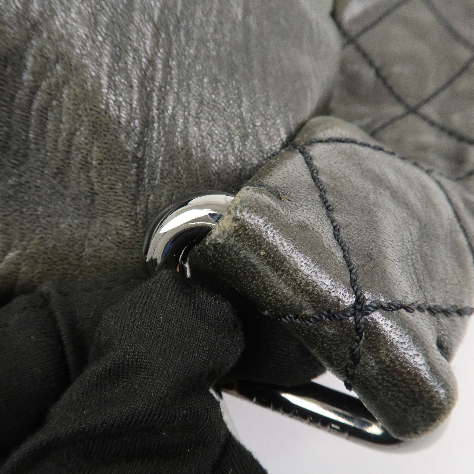 CHANEL Matelasse COCO Mark Leather Shoulder Bag Hand Bag Black