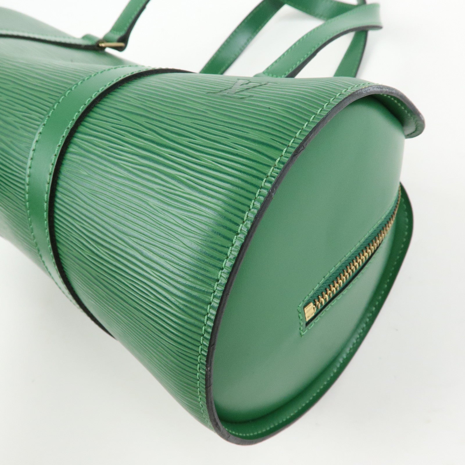 Louis Vuitton Epi Soufflot Hand Bag Borneo Green M52224