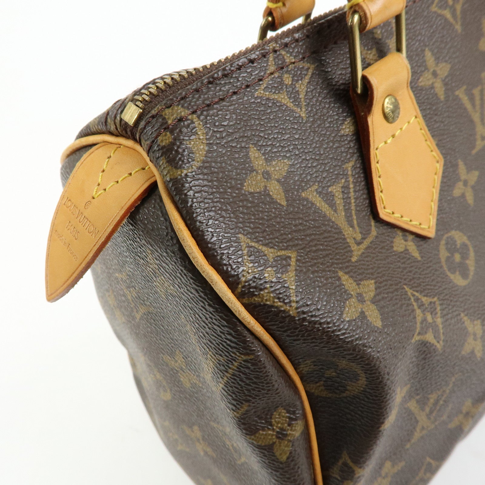 Louis Vuitton Monogram Speedy 25 Boston Bag Hand Bag Brown M41528