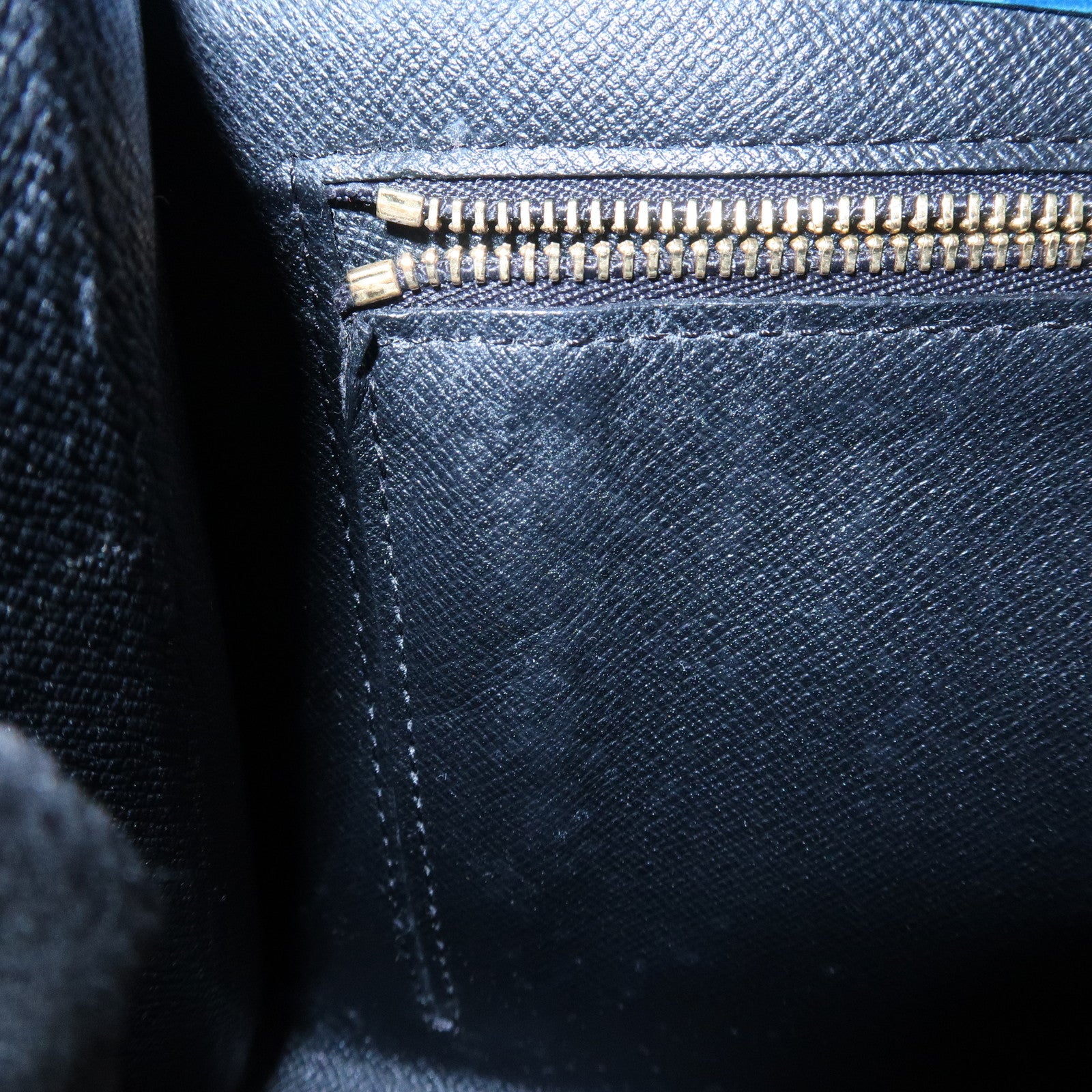 Louis Vuitton Epi Leather Art Deco Toledo Clutch Bag Blue M52635