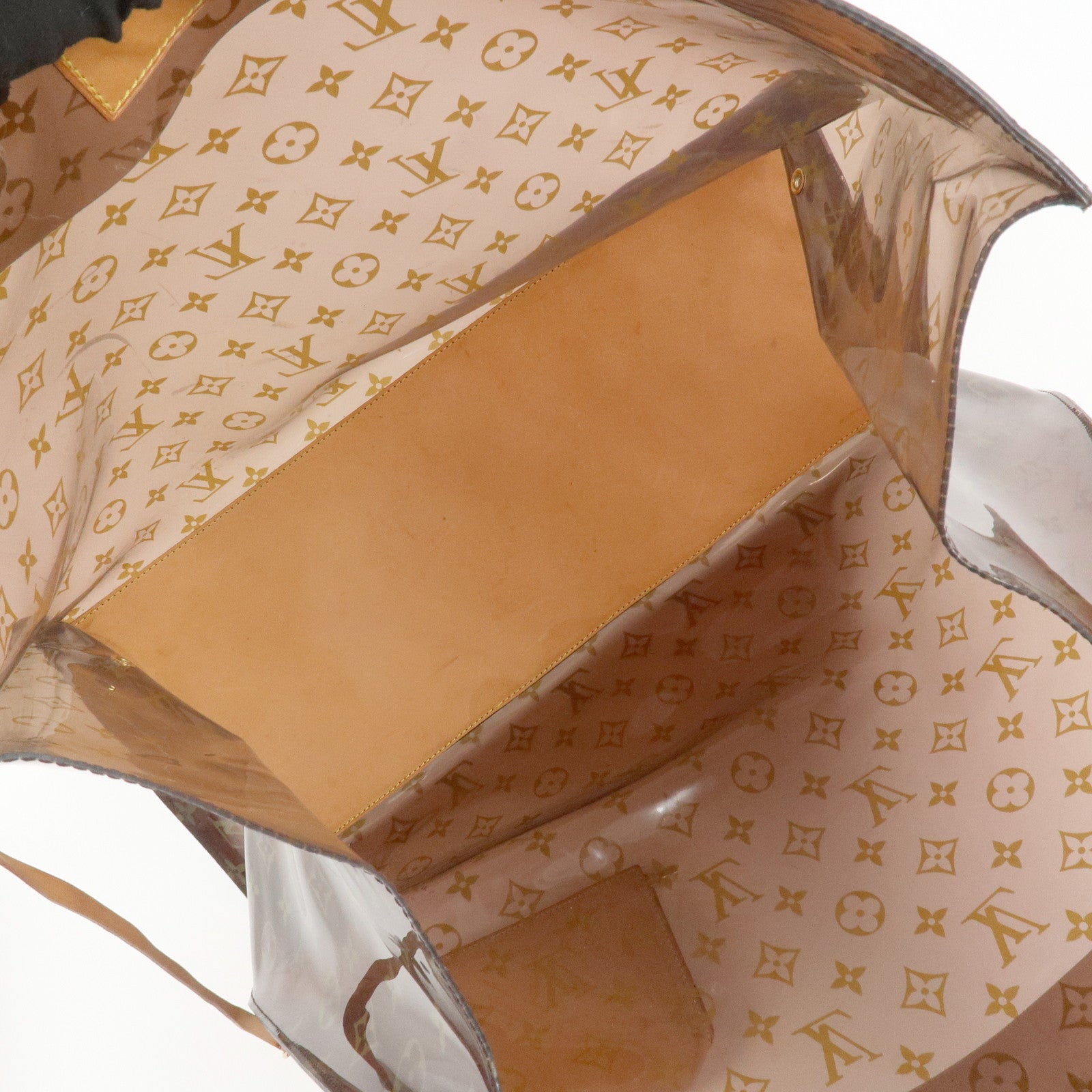 Louis Vuitton Monogram Vinyl Cabas Cruise Tote Bag Brown M50500 Used