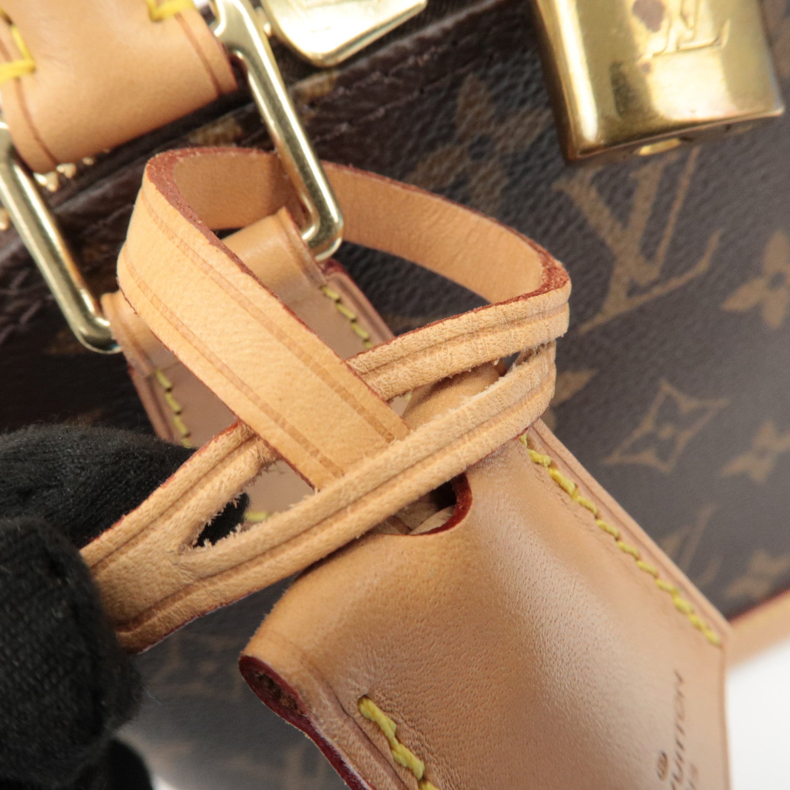 Louis Vuitton Monogram Alma BB 2Way Hand Bag Shoulder Bag M53152 Used