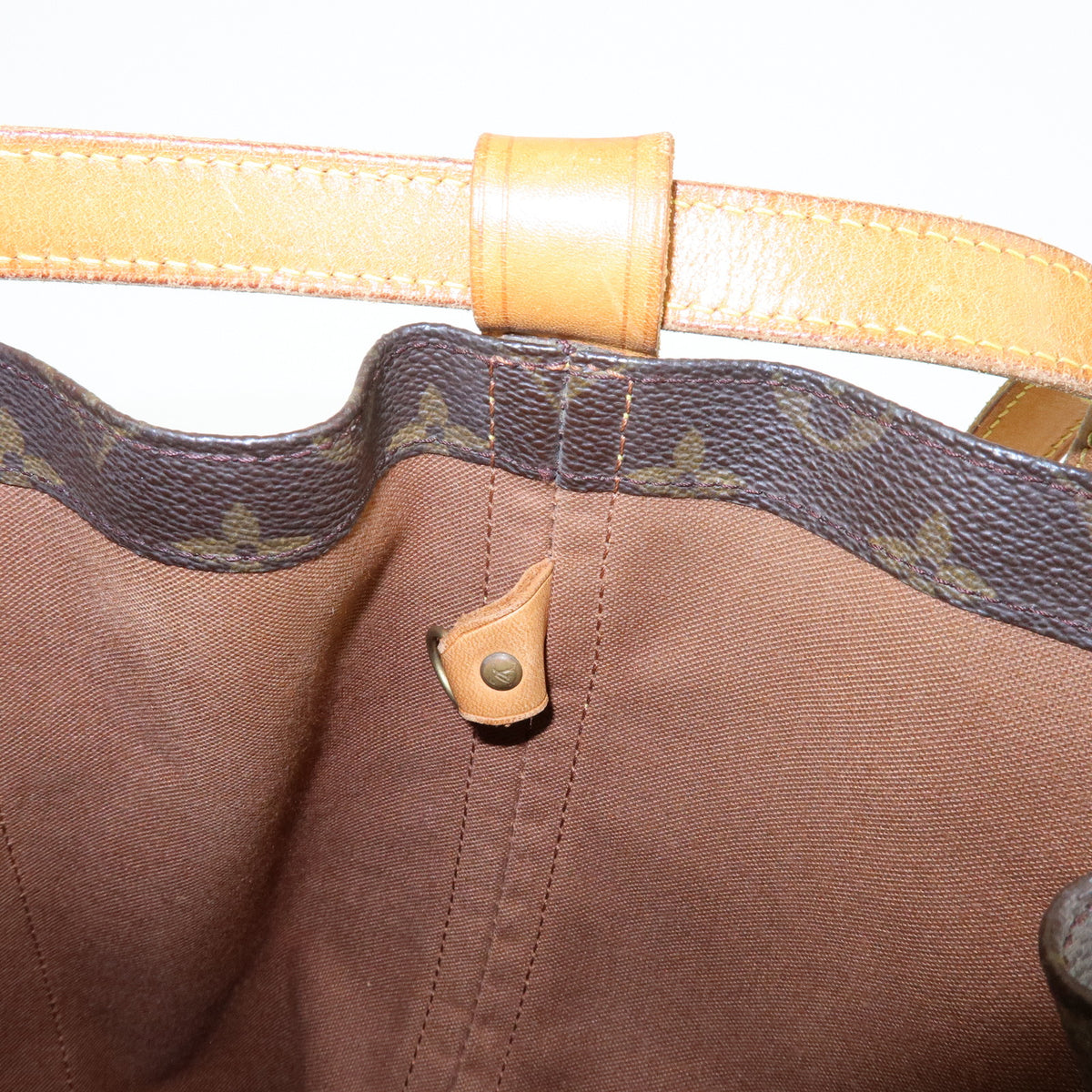 Louis Vuitton Monogram Randonnee PM Shoulder Bag Brown M42243