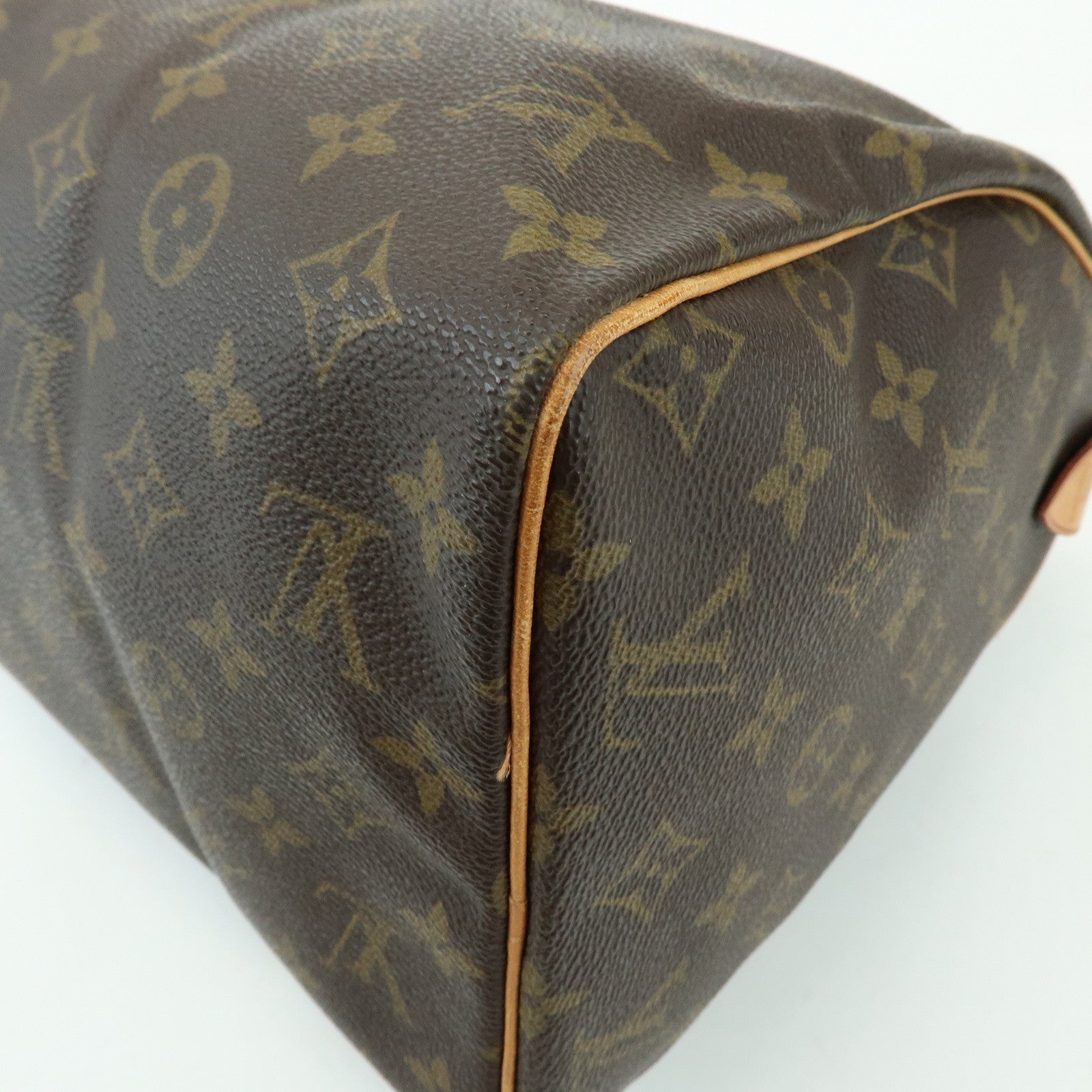Louis Vuitton Monogram Speedy 30 Boston Bag Hand Bag Brown M41526