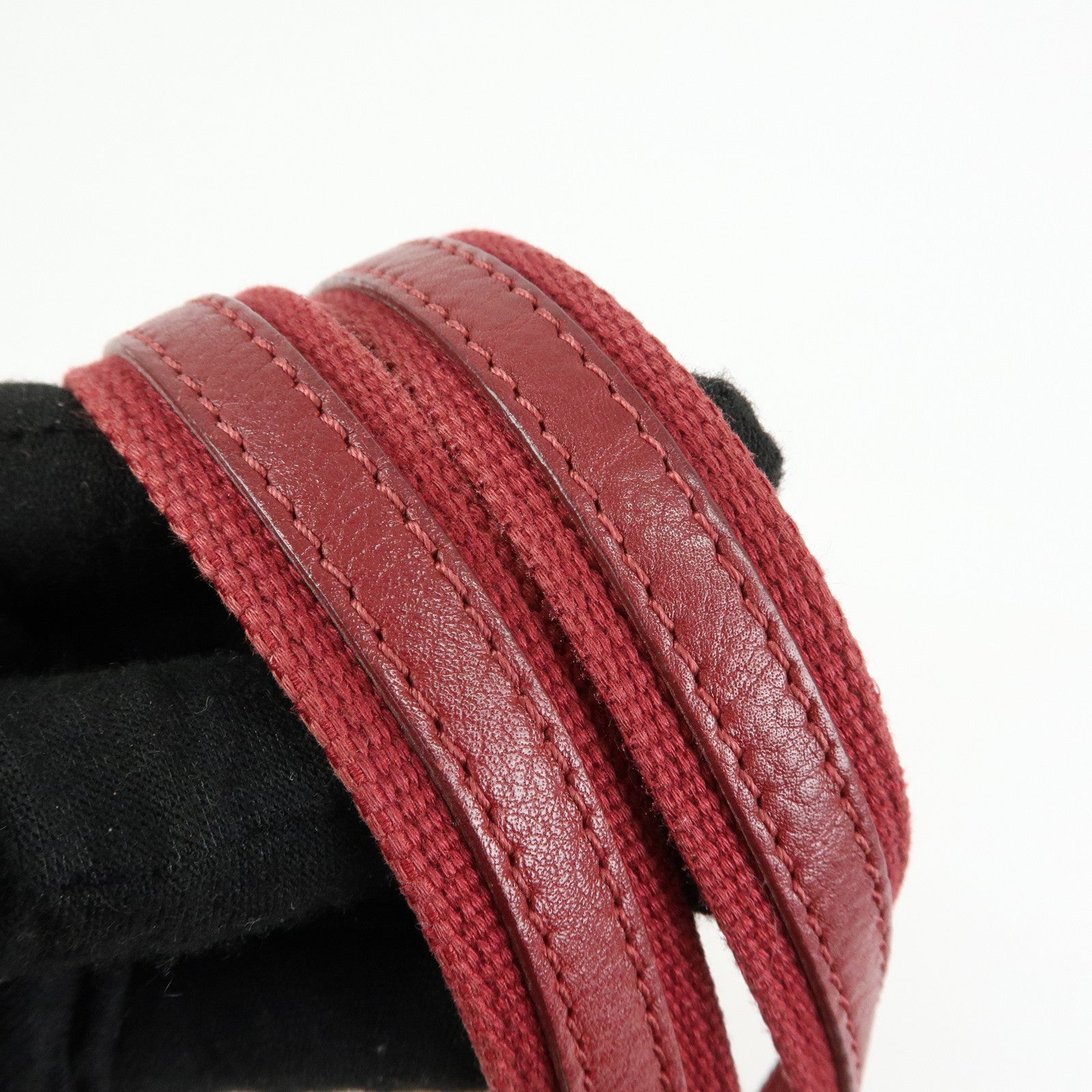 Christian Dior Street Chic Trotter Jaquard Canvas Leather Hand Bag