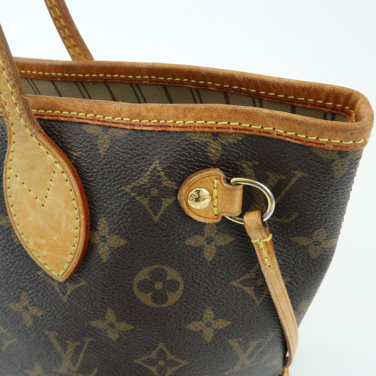 Louis Vuitton Monogram Neverfull PM Tote Bag Hand Bag M40155