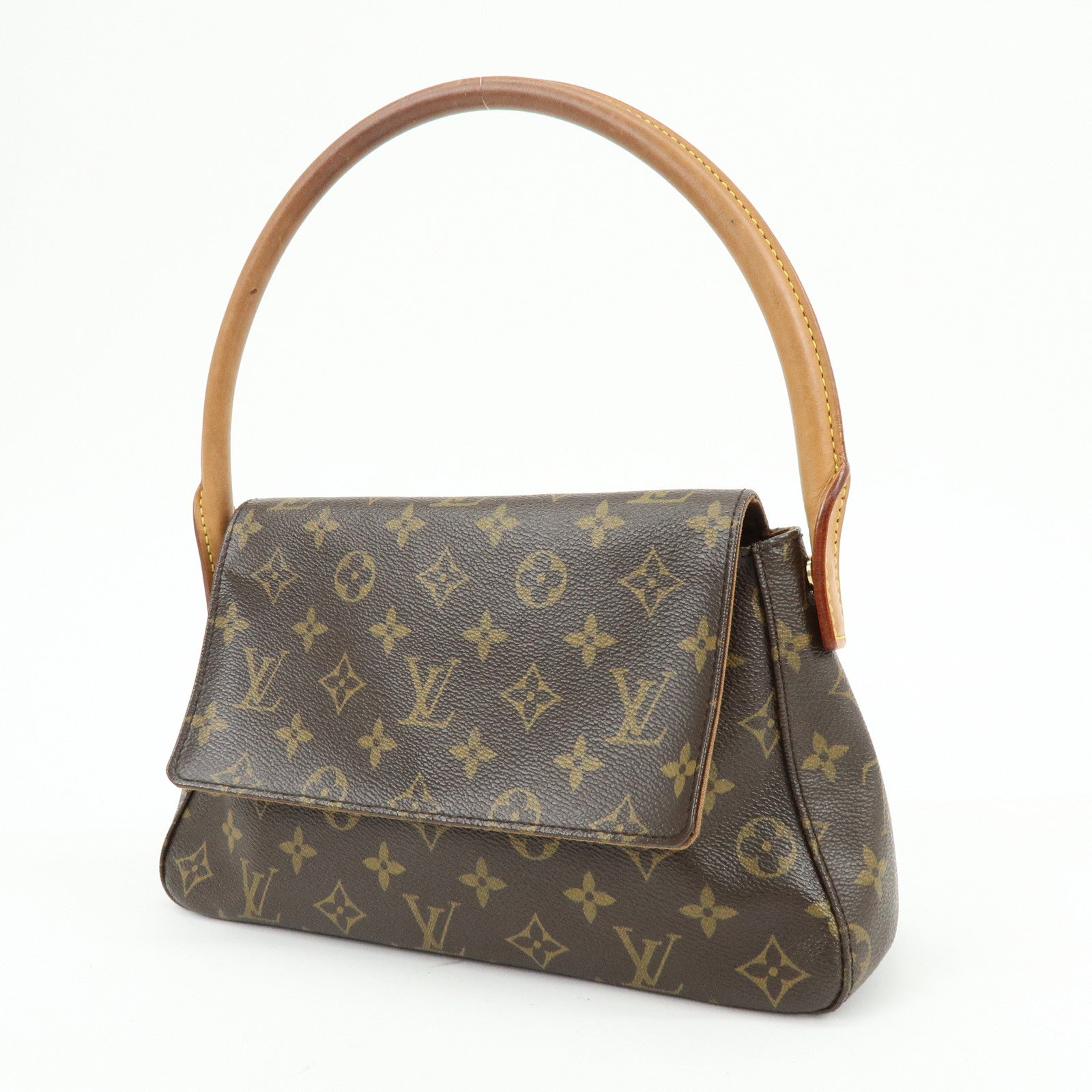 Louis Vuitton Monogram Mini Looping Shoulder Bag Brown M51147