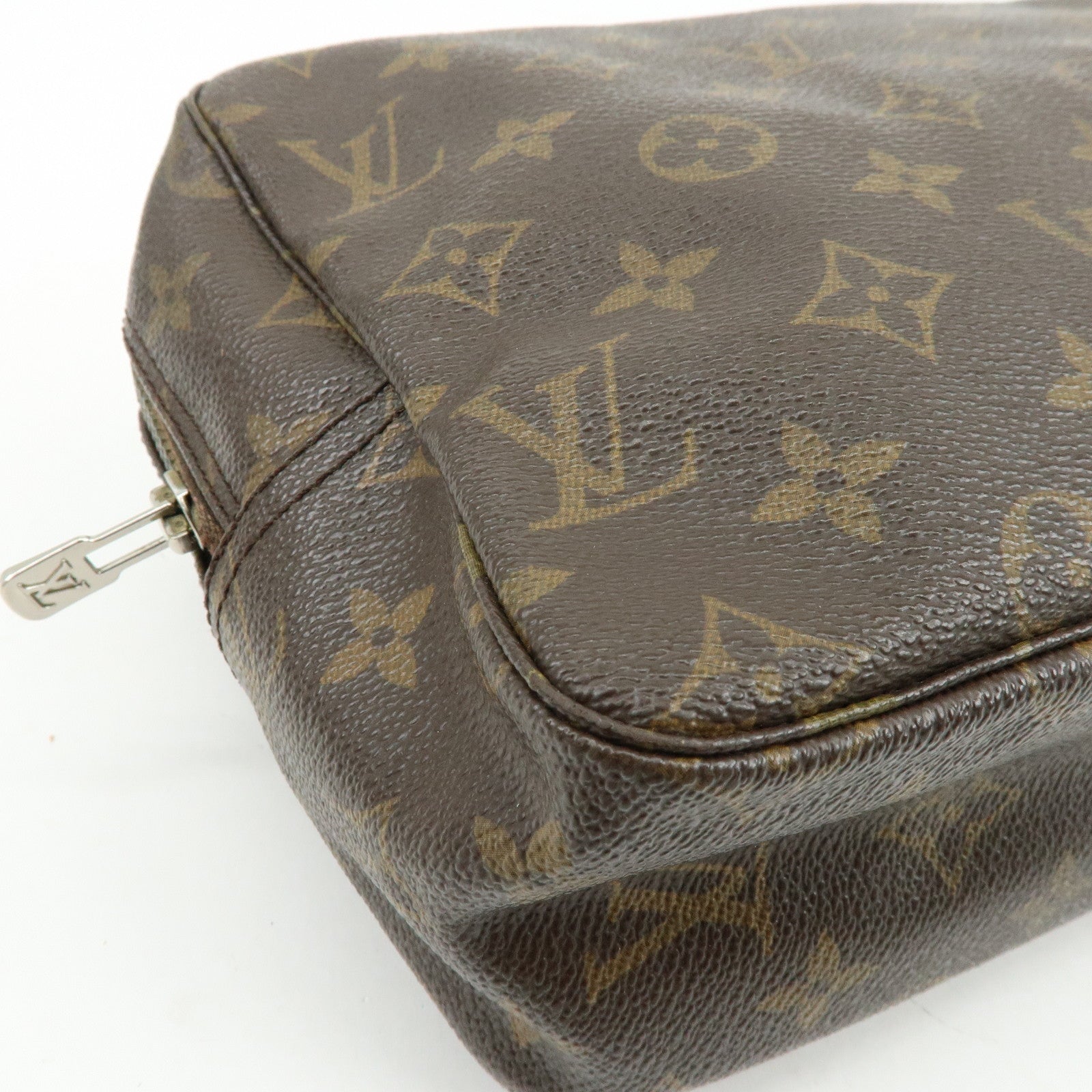 Louis Vuitton Monogram Trousse Toilette 27 Pouch Brown M47522