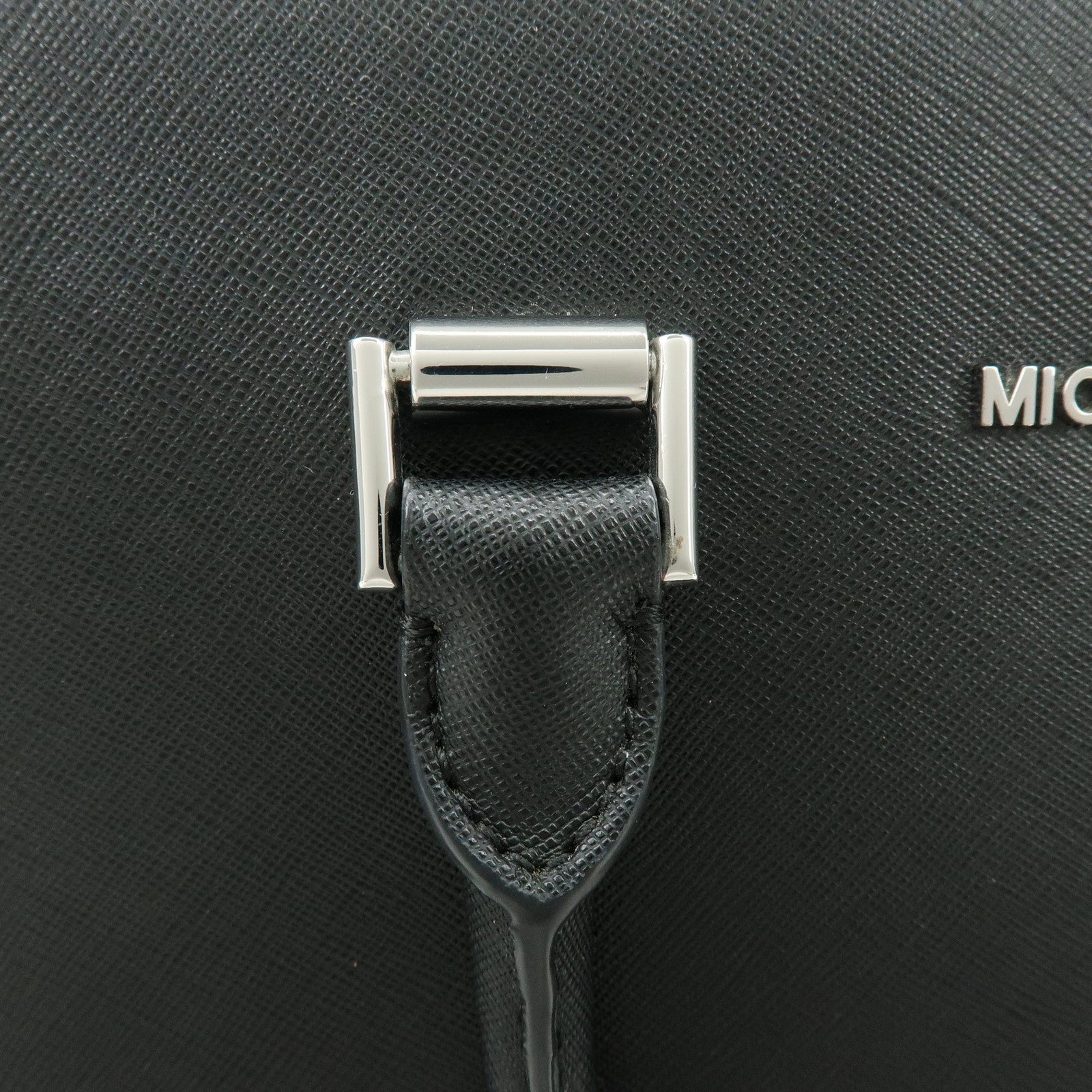 MICHAEL KORS Leather 2Way Bag Hand Bag Shoulder Bag Black