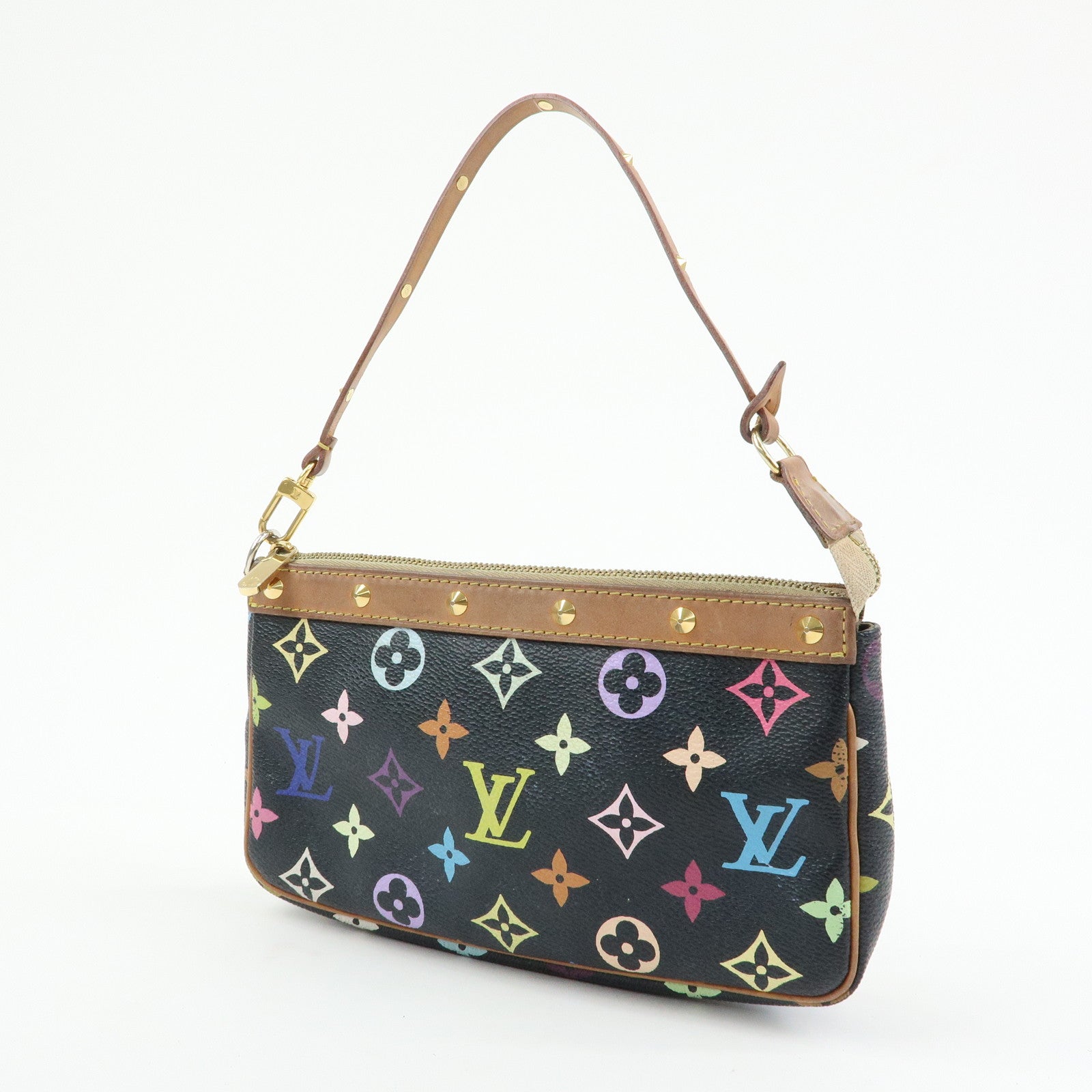 Louis Vuitton Monogram Multicolor Pochette Accessoires Noir M92648