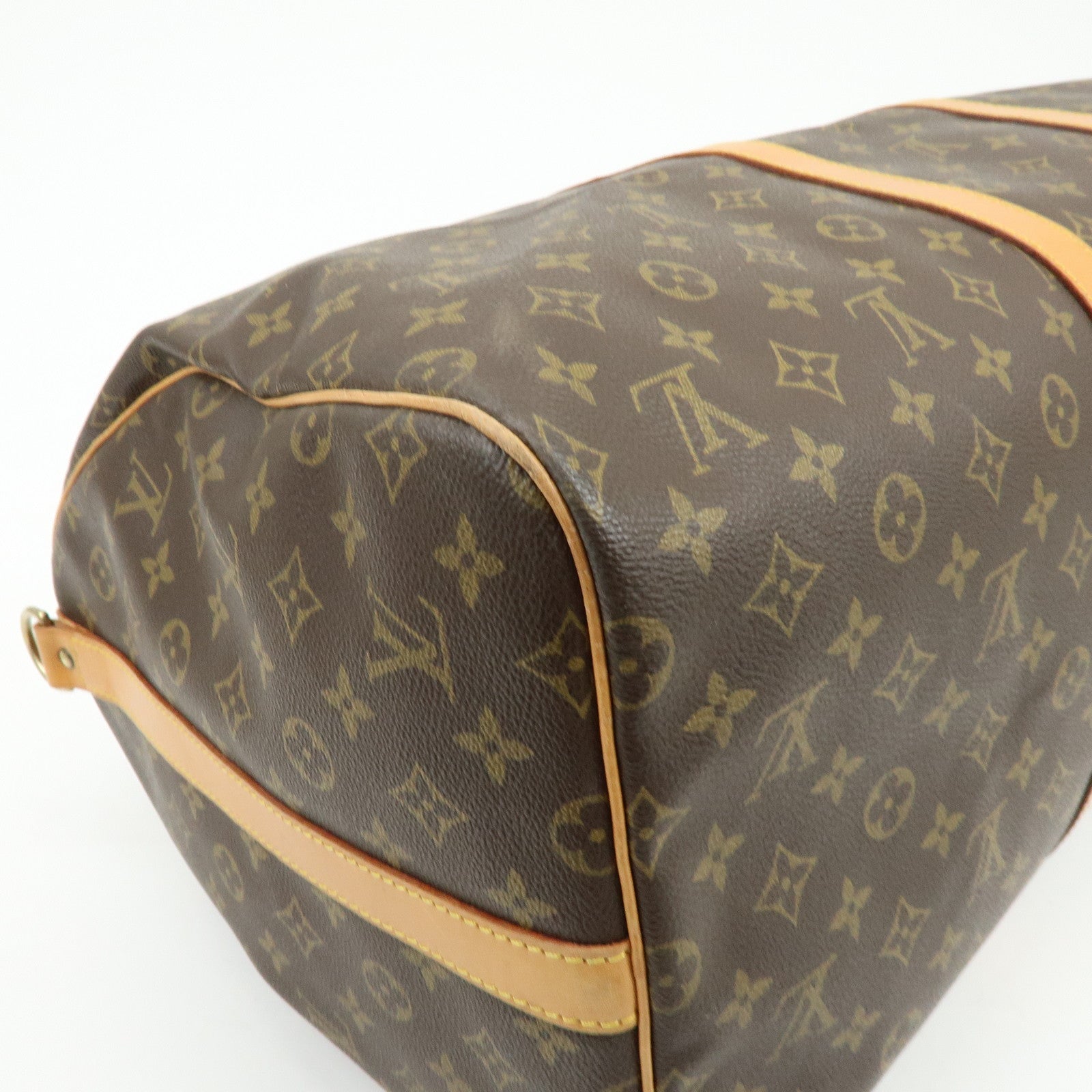 Louis Vuitton Monogram Keep All Bandouliere 55 Boston Bag M41414