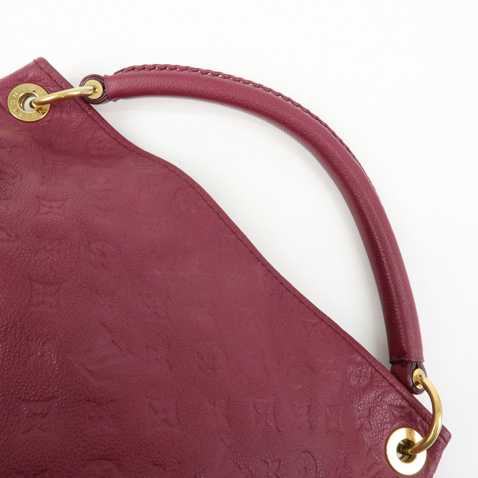 Louis Vuitton Monogram Empreinte Empreinte Leather MM Aurore M94047