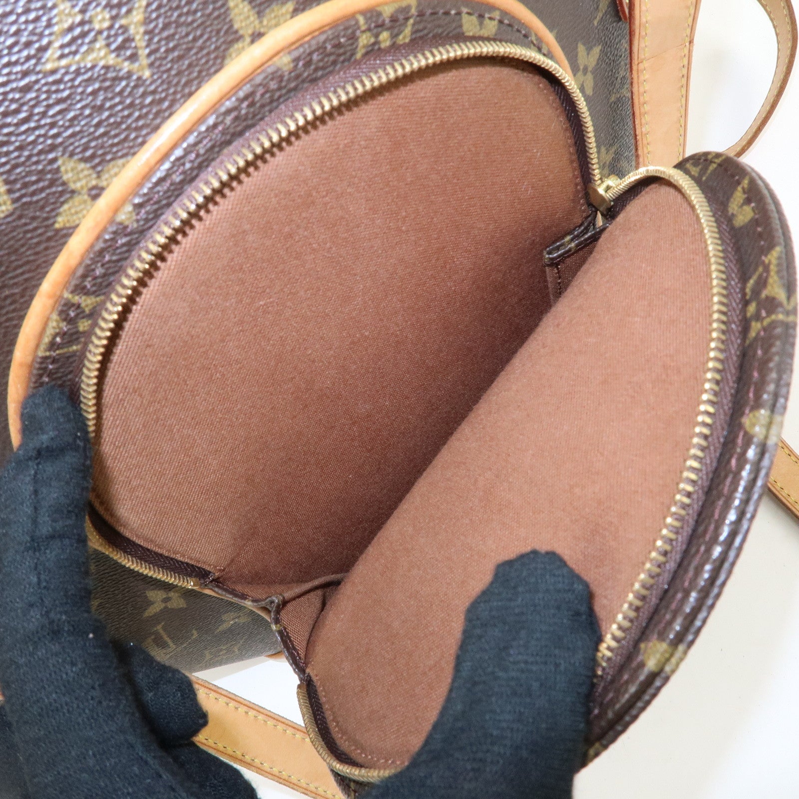 Louis Vuitton Monogram Ellipse Shopping Shoulder Bag Brown M51128 Used