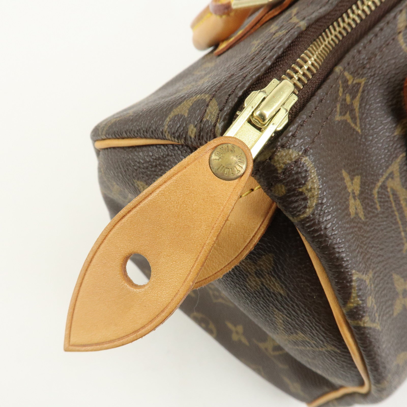 Louis Vuitton Monogram Speedy 25 Boston Bag Hand Bag Brown M41528