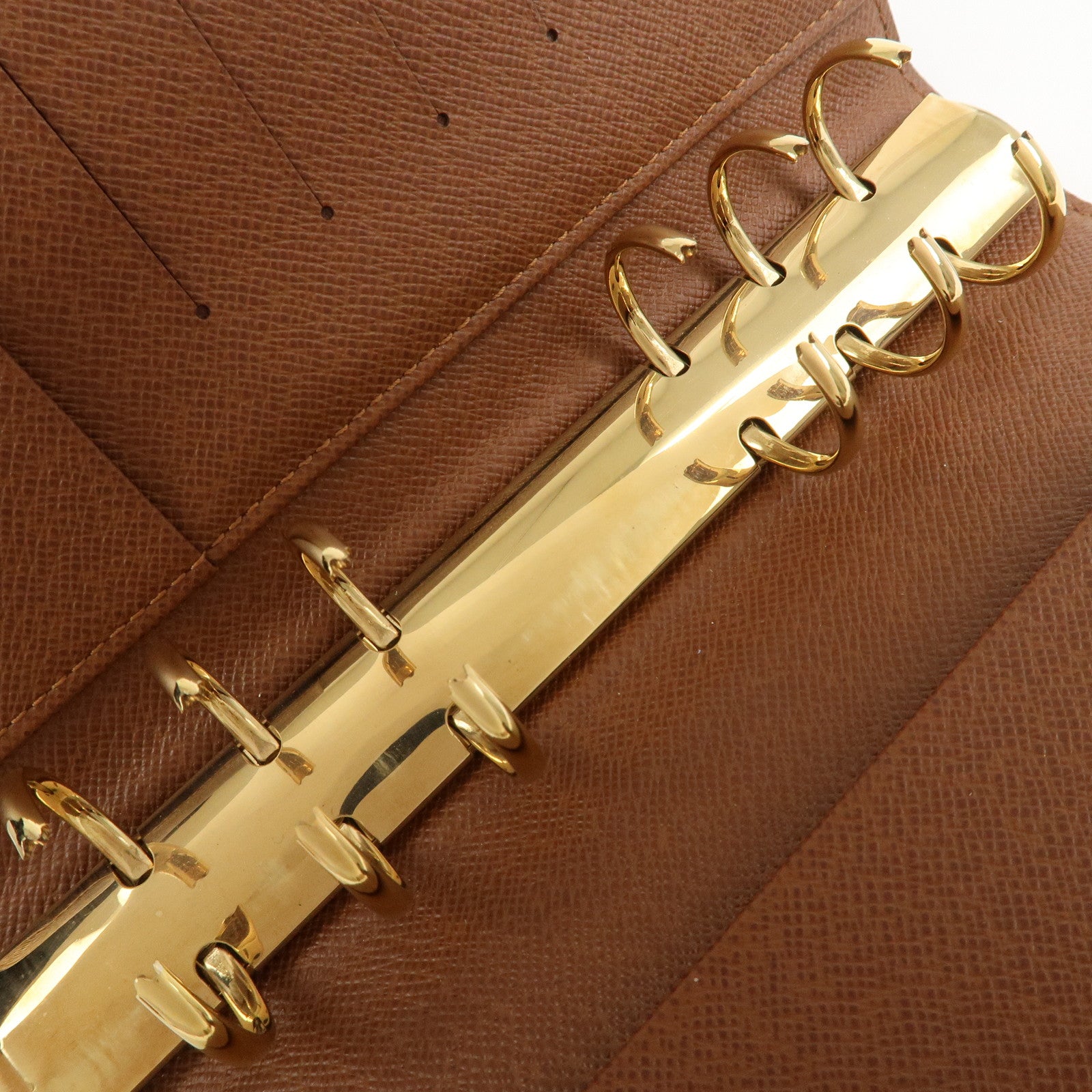 Louis Vuitton Monogram Canvas Agenda MM Planner Cover Brown R20105