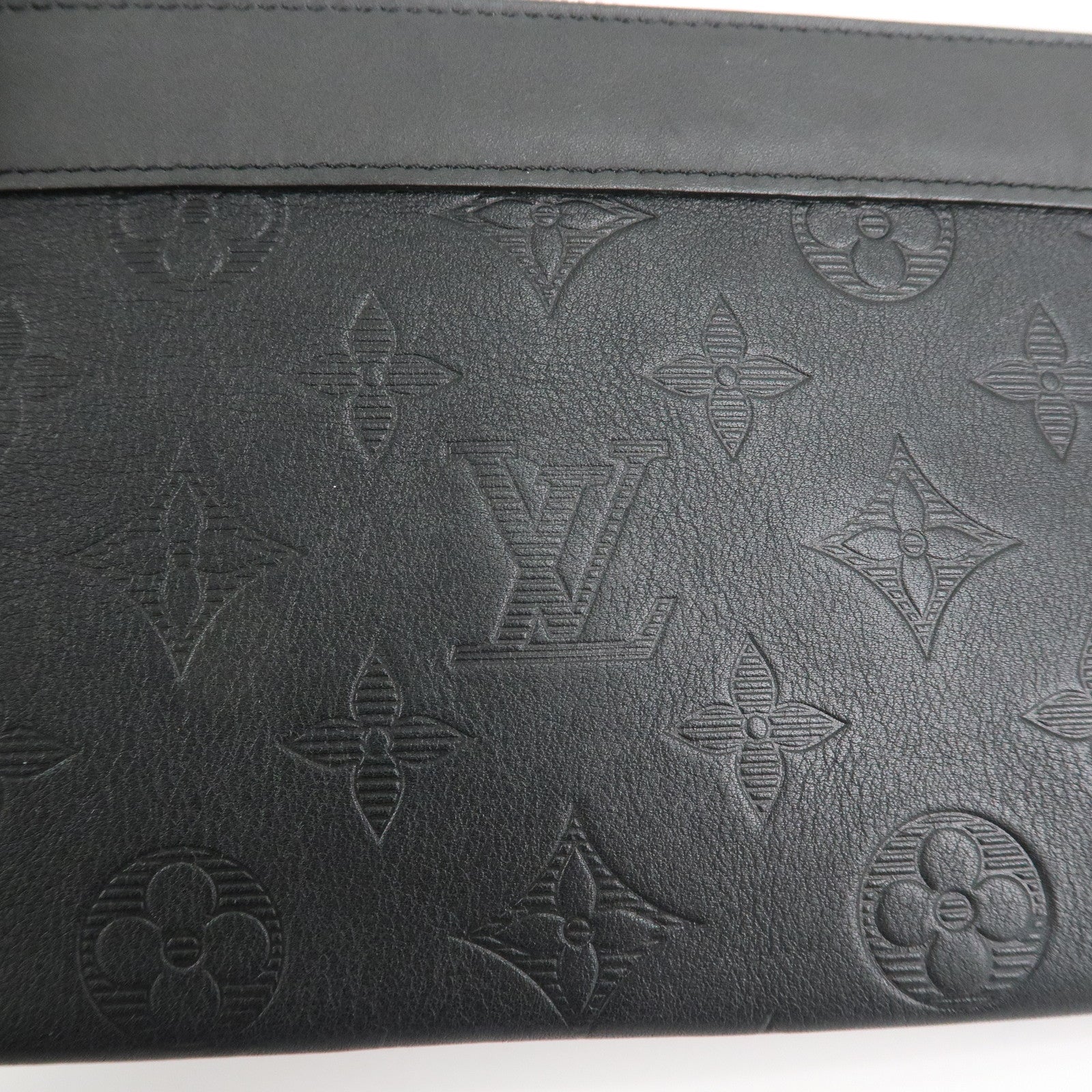 Louis Vuitton Monogram Shadow Pochette Discovery PM Black M44335 Used