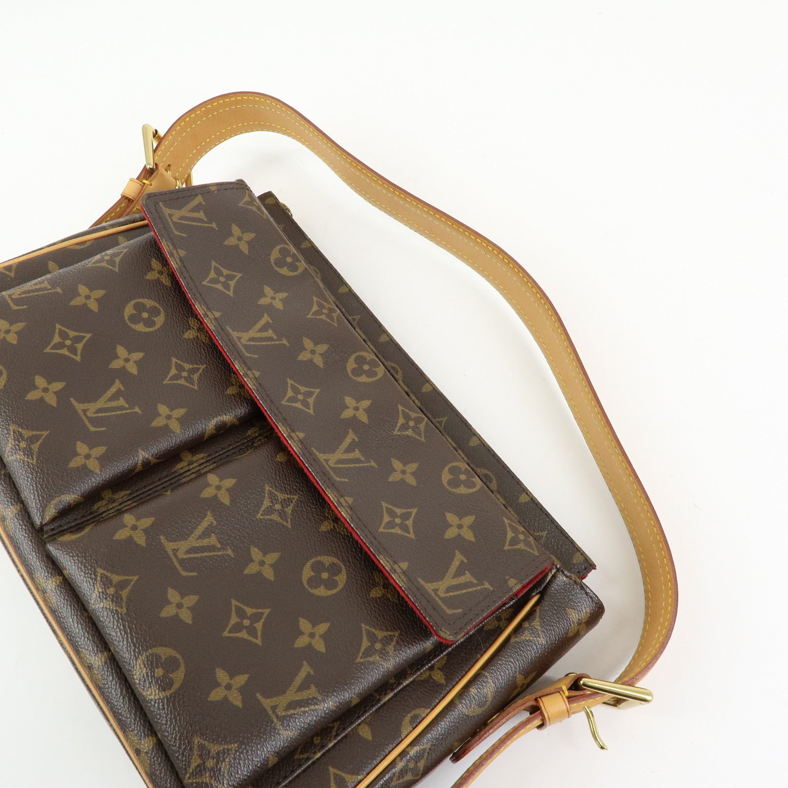 Louis Vuitton Monogram Viva Cite GM Shoulder Bag Brown M51163