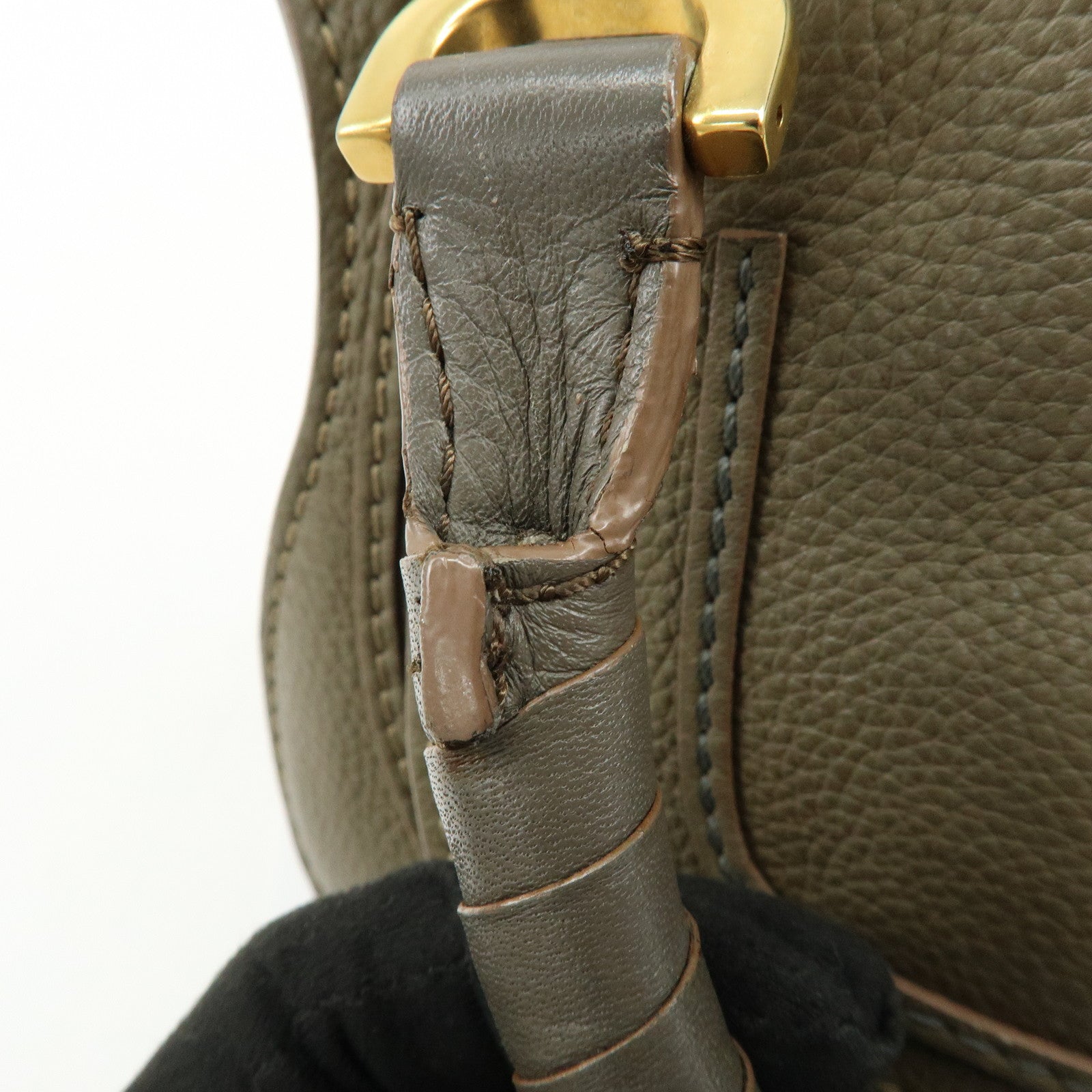 Chloe Mercy Leather 2Way Bag Shoulder Bag Brown