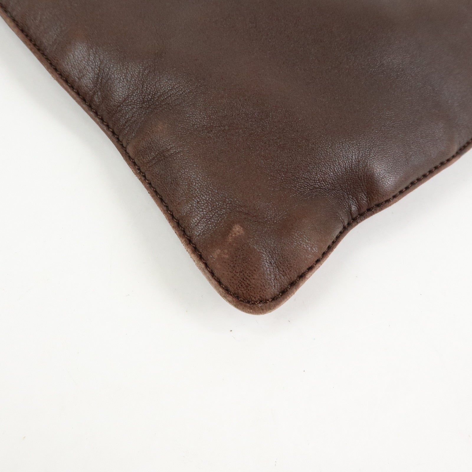 LOEWE Nappa Leather Tote Bag Hand Bag Brown