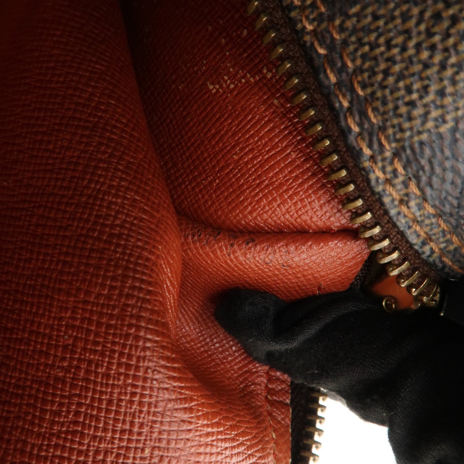 Louis Vuitton Damier Ebene Papillon 30 Hand Bag Brown N51303