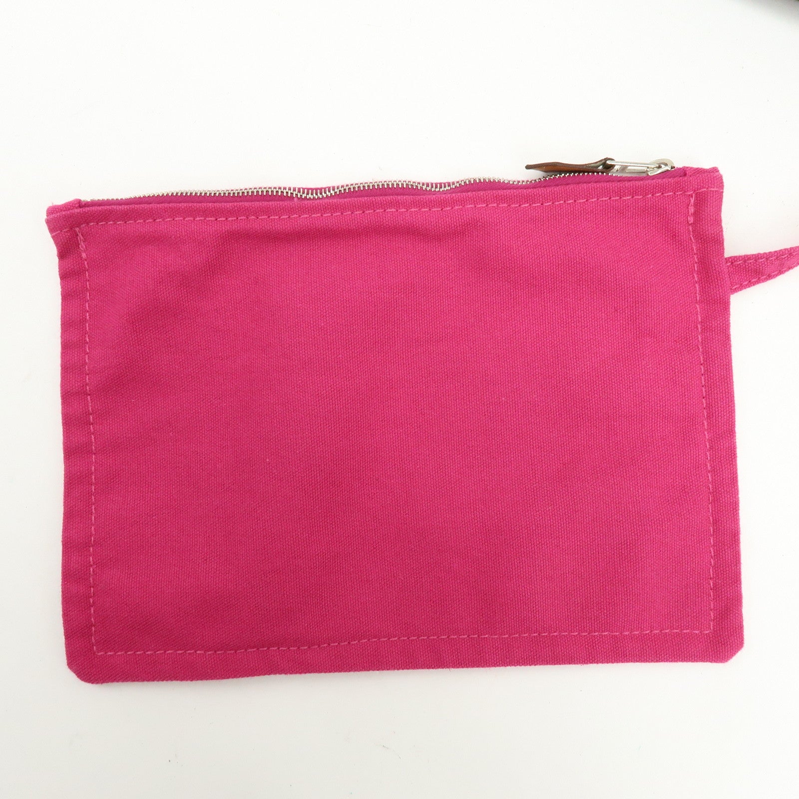 HERMES Sac de Plage Nomade PM Canvas Tote Bag Pink Brown