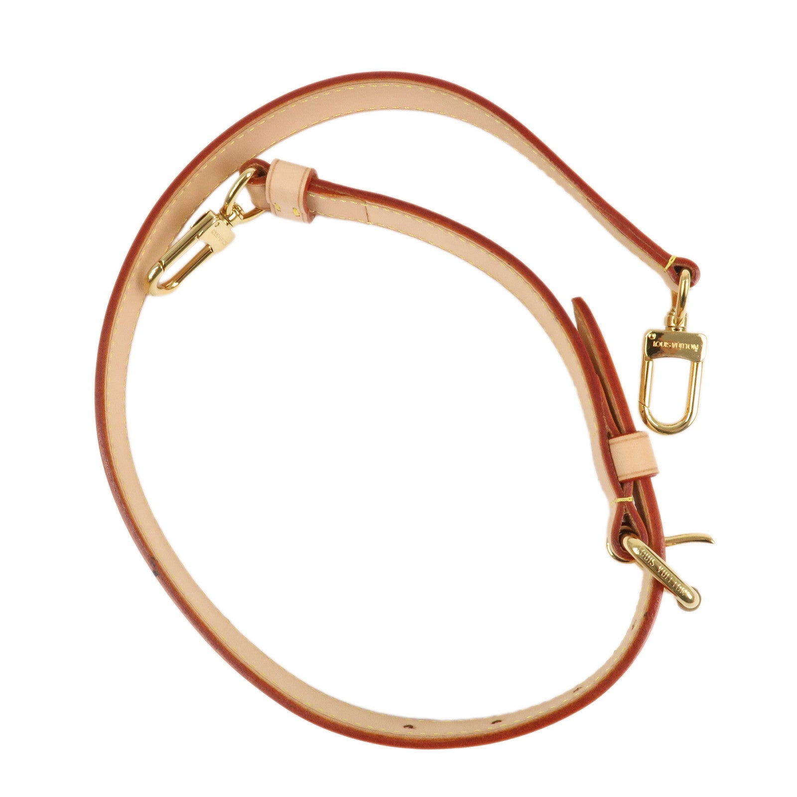 Louis Vuitton Nume Leather Shoulder Strap Adjustable Beige