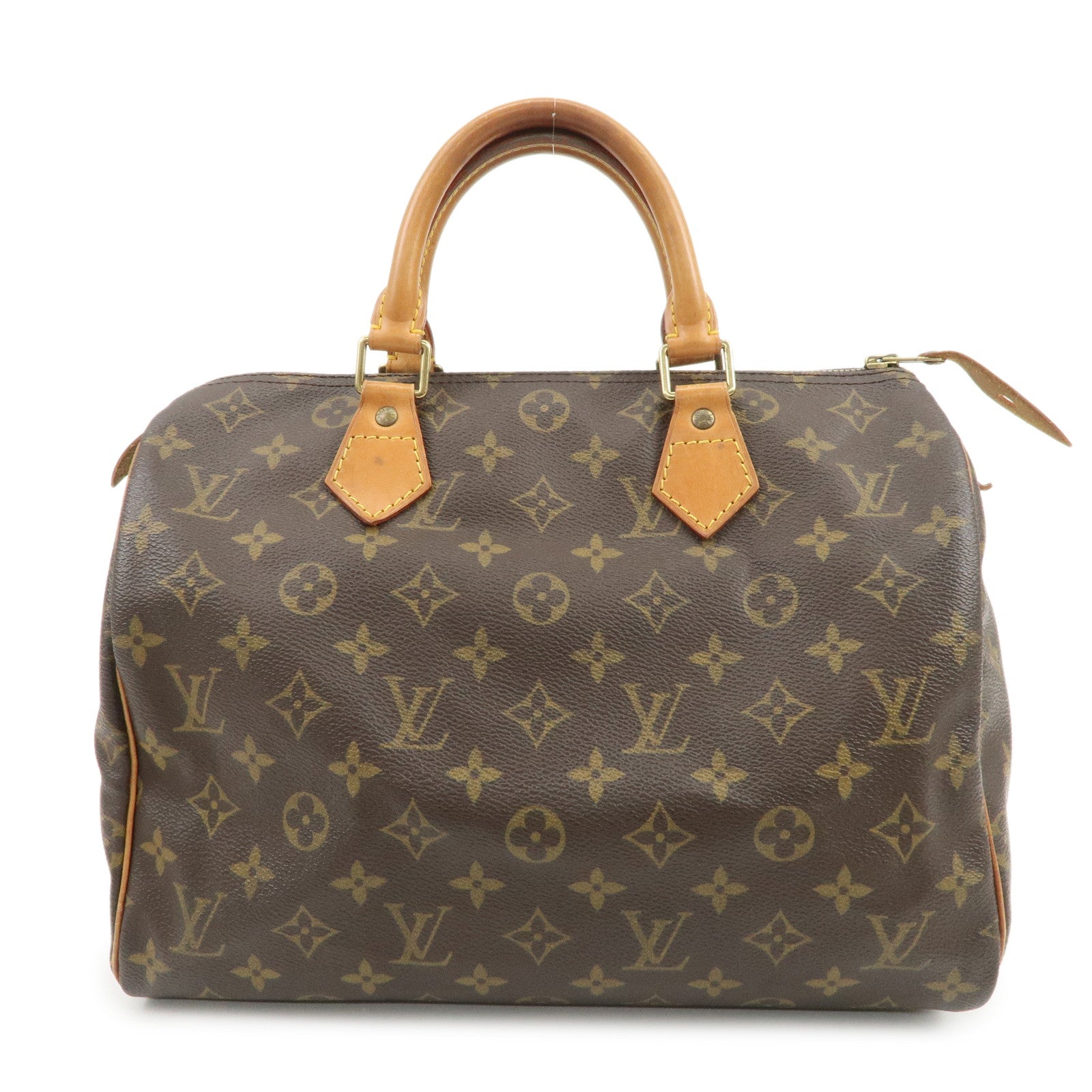 Louis Vuitton Monogram Speedy 30 Boston Bag Hand Bag Brown M41526