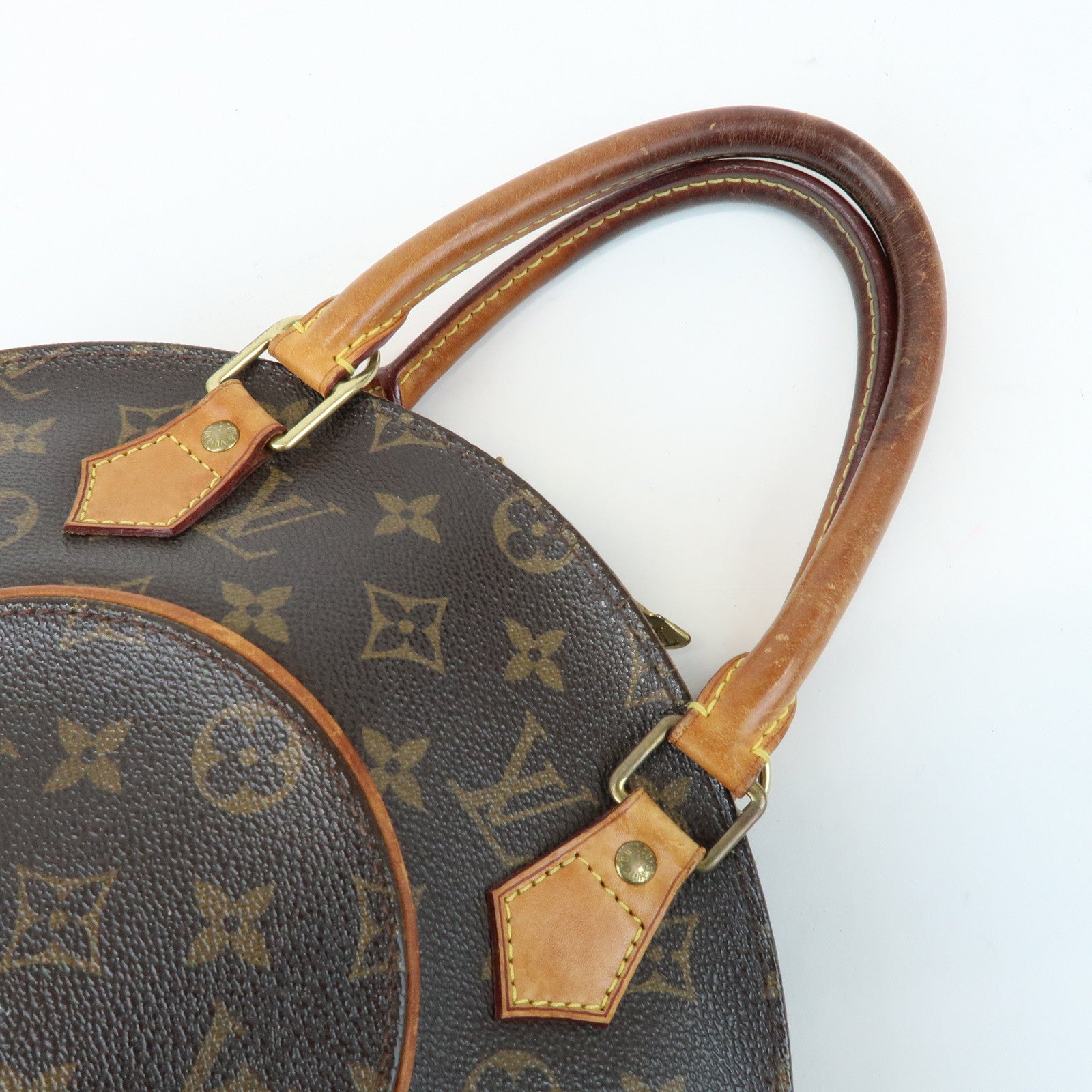 Louis Vuitton Monogram Ellipse PM Hand Bag Brown M51127