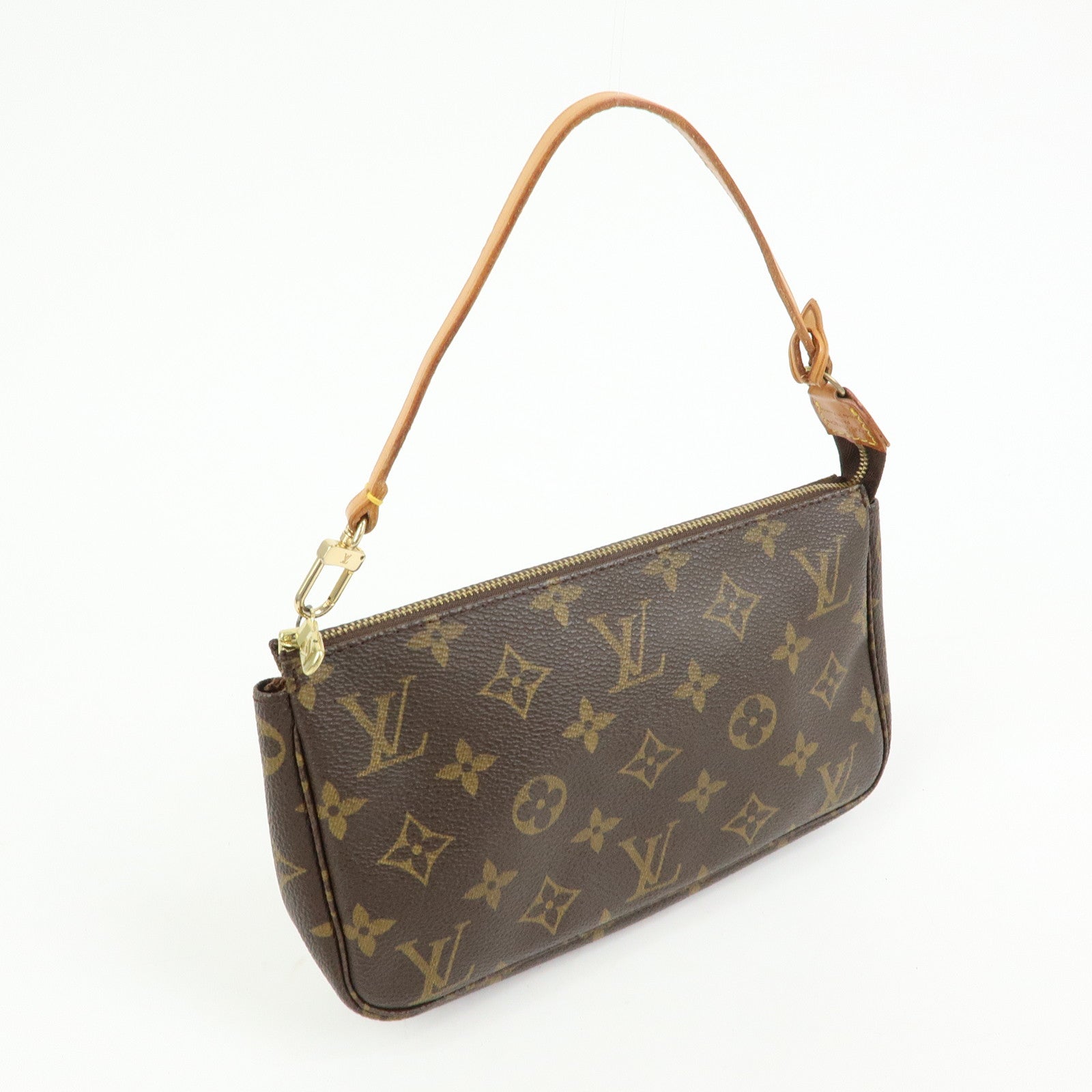Louis Vuitton Monogram Pochette Accessoires Pouch Hand Bag M51980