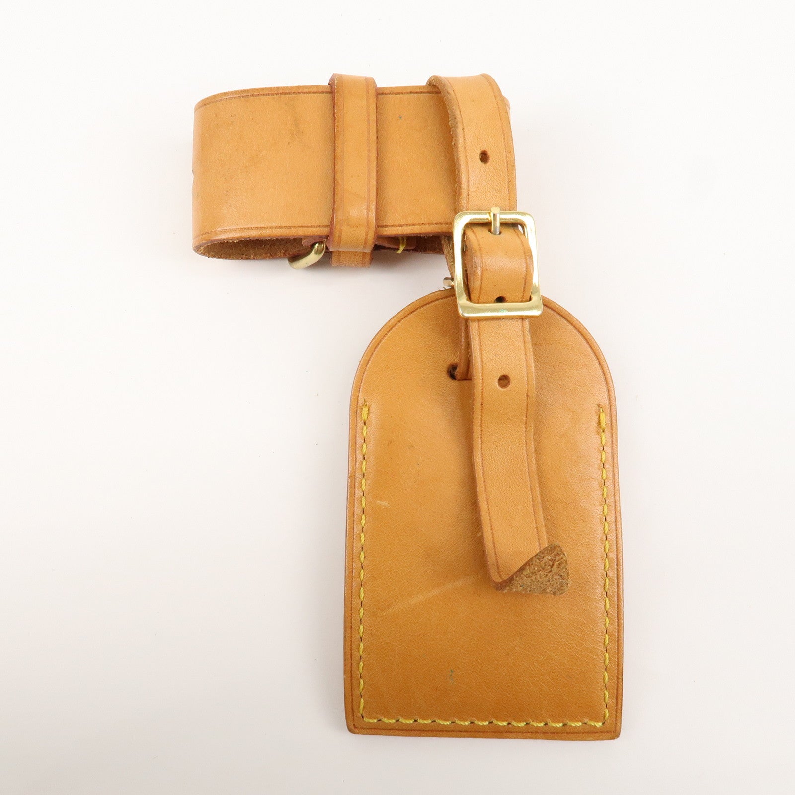 Louis Vuitton Set of 10 Nume Leather Name Tag & Poignet Natural Beige Used