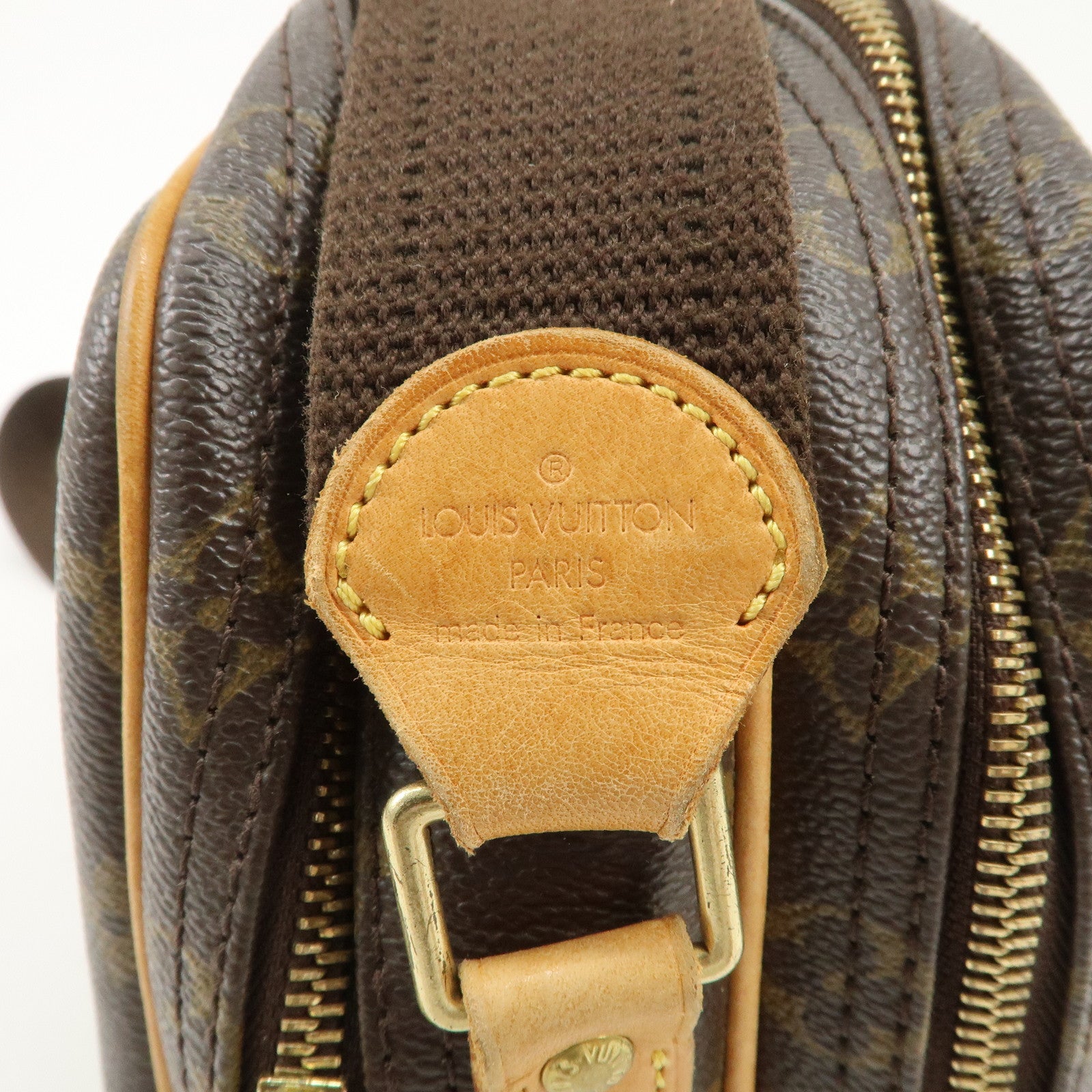 Louis Vuitton Monogram Reporter PM Shoulder Bag Brown M45254 Used