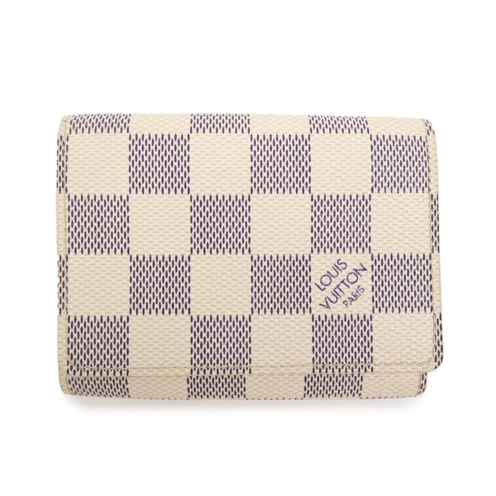Louis Vuitton Damier Azur Enveloppe Carte de Visite CardCase N61746