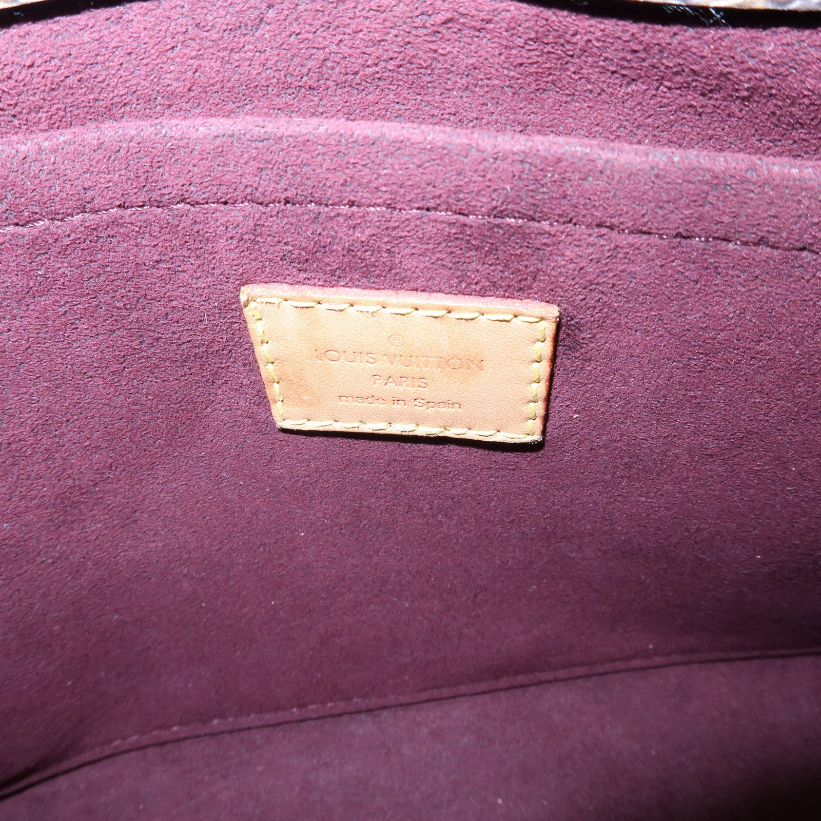 Louis Vuitton Monogram Montaigne MM 2Way Bag Hand Bag Brown M41056