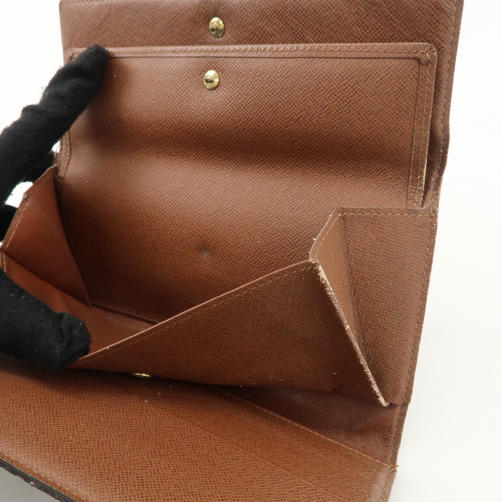 Louis Vuitton Set of 2 Monogram Canvas Long Wallet M61217 M61215 Used