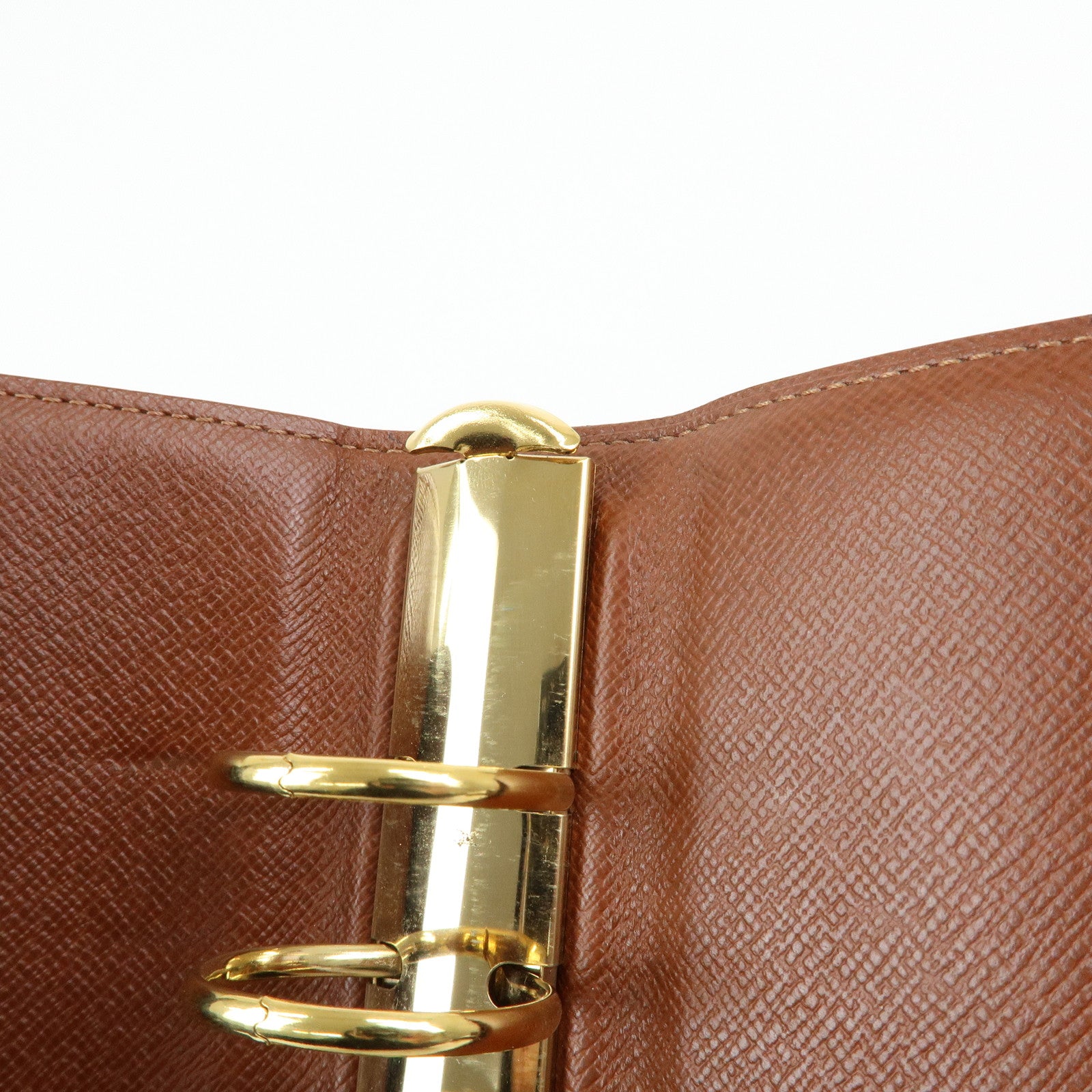 Louis Vuitton Monogram Agenda GM Planner Cover Brown R20106