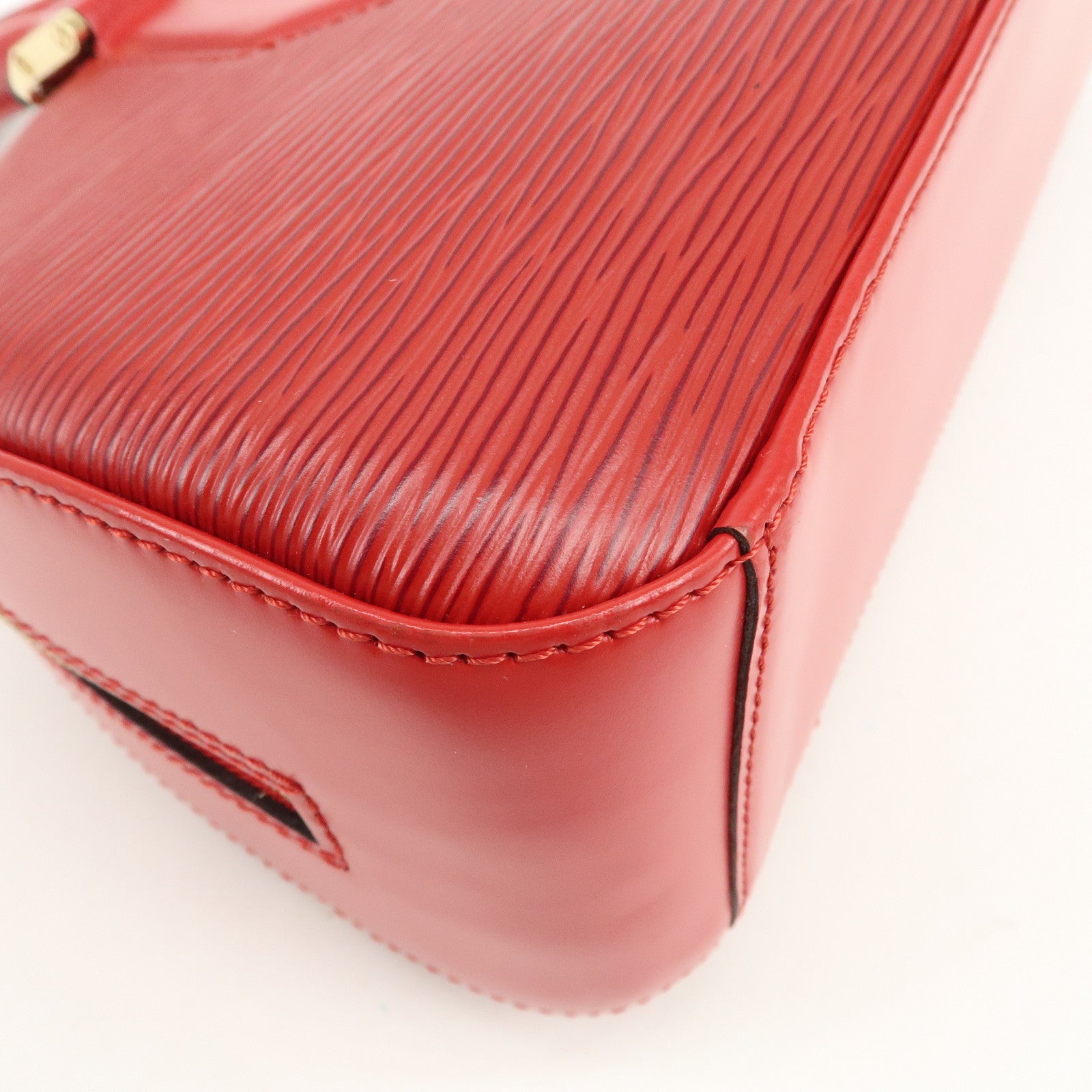 Louis Vuitton Epi Leather Jasmine Hand Bag Castilian Red M52087