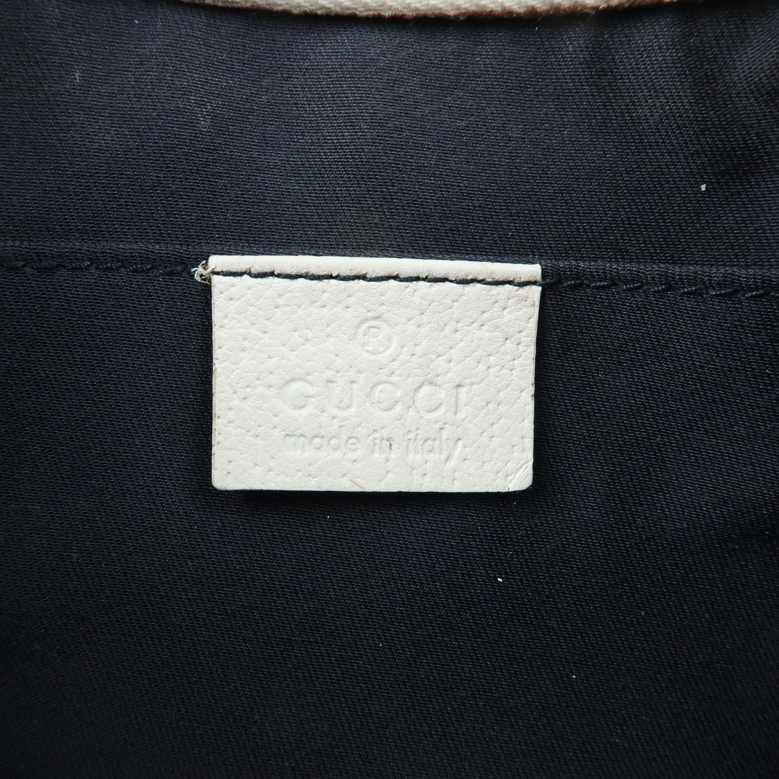 GUCCI Abbey Leather Shoulder Bag Hand Bag White 130939