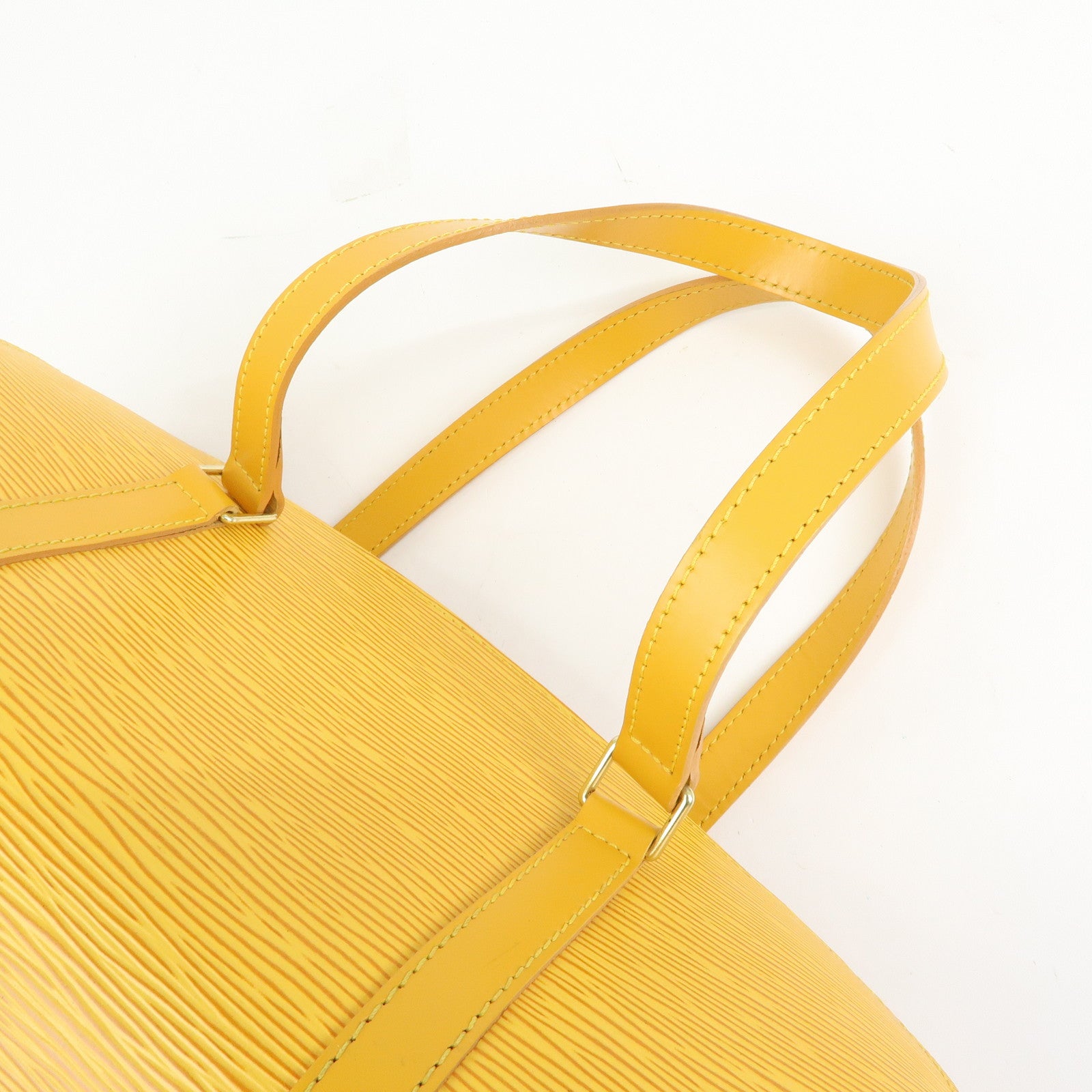 Louis Vuitton Epi Leather Soufflot Hand Bag Tassili Yellow M52229