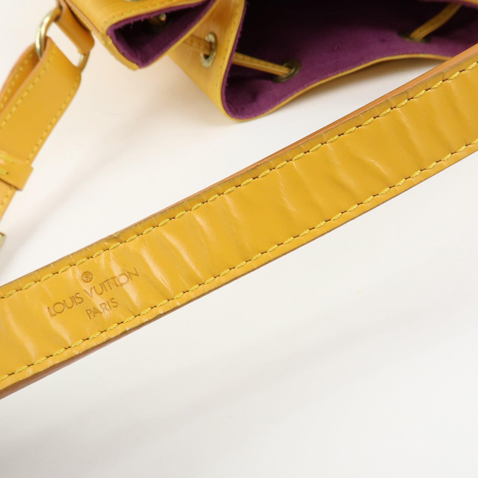 Louis Vuitton Epi Noe Leather Shoulder Bag Tassili Yellow M44009