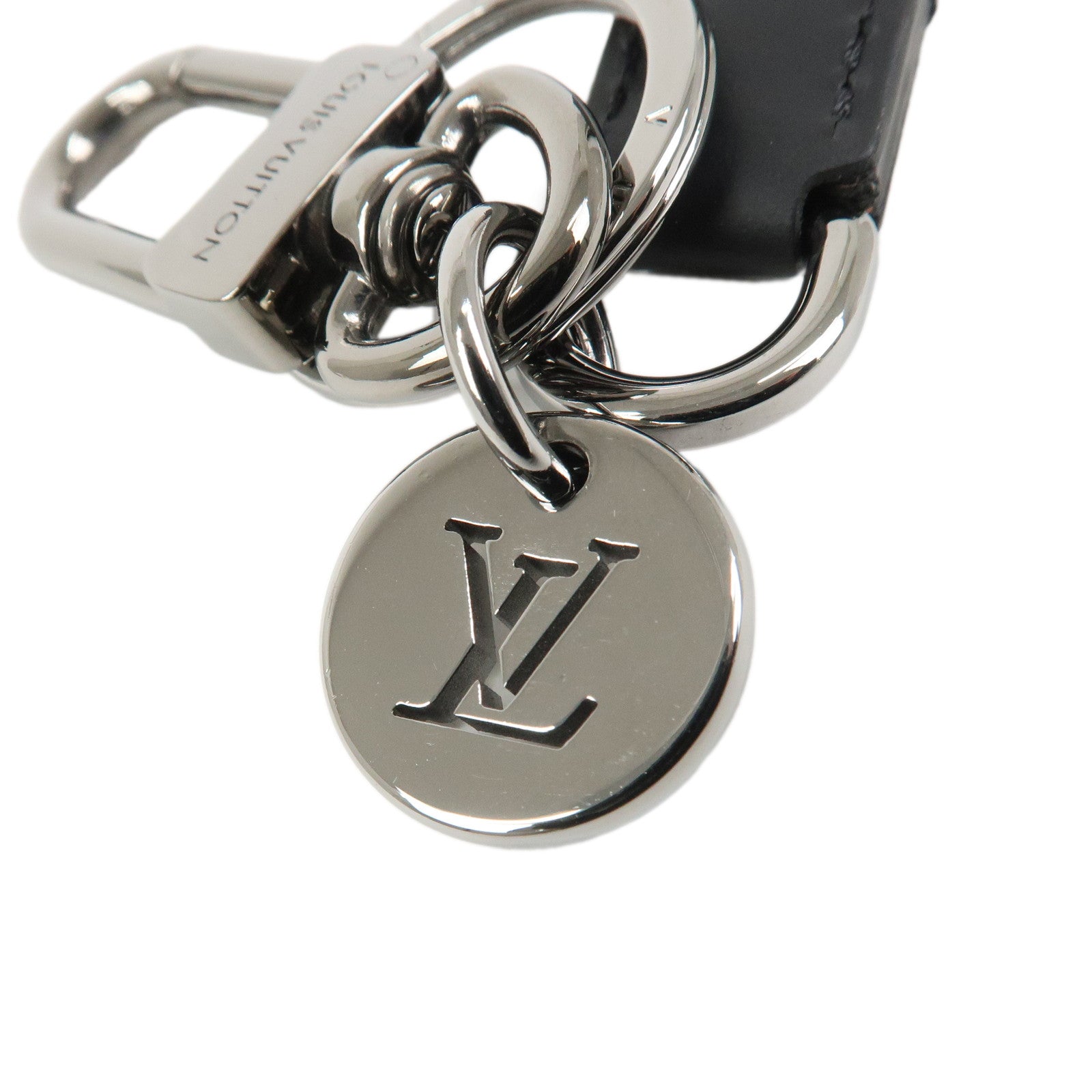 Louis Vuitton Monogram Eclipse Porte Cles Dragonne Key Chain M61950