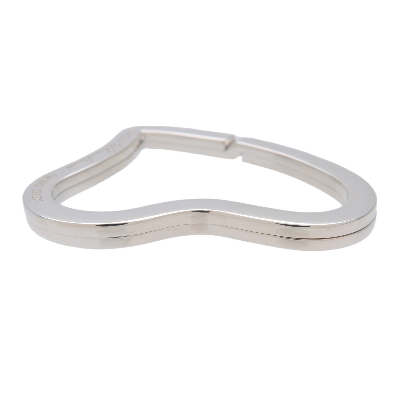 Tiffany&Co. Open Heart Key Ring Key Chain SV925 Silver