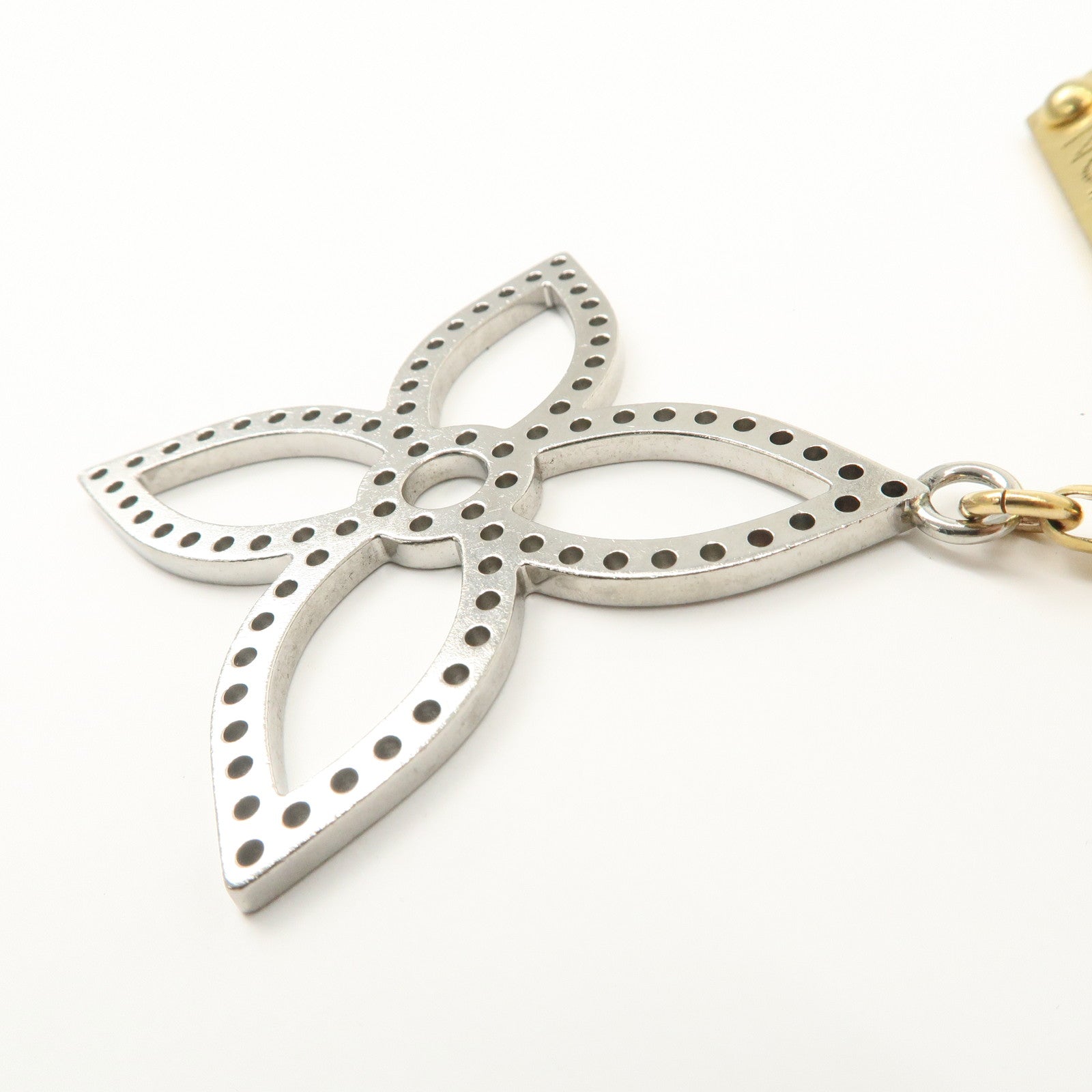 Louis Vuitton Metal Bijoux Sac Tapage Bag Charm Gold Silver M65090 Used