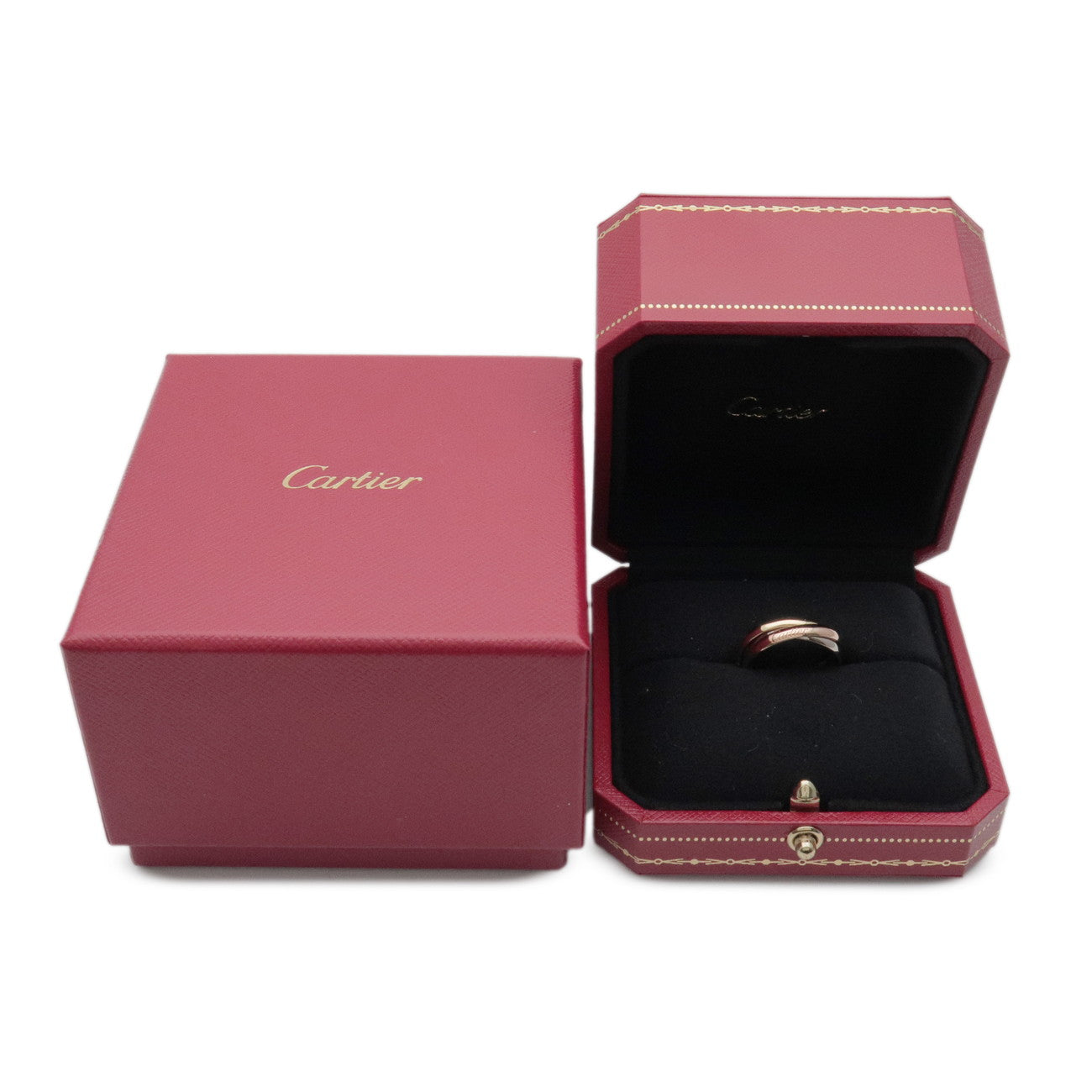 Cartier Trinity Ring SM K18 750YG/WG/PG #51 US6 EU51 HK13