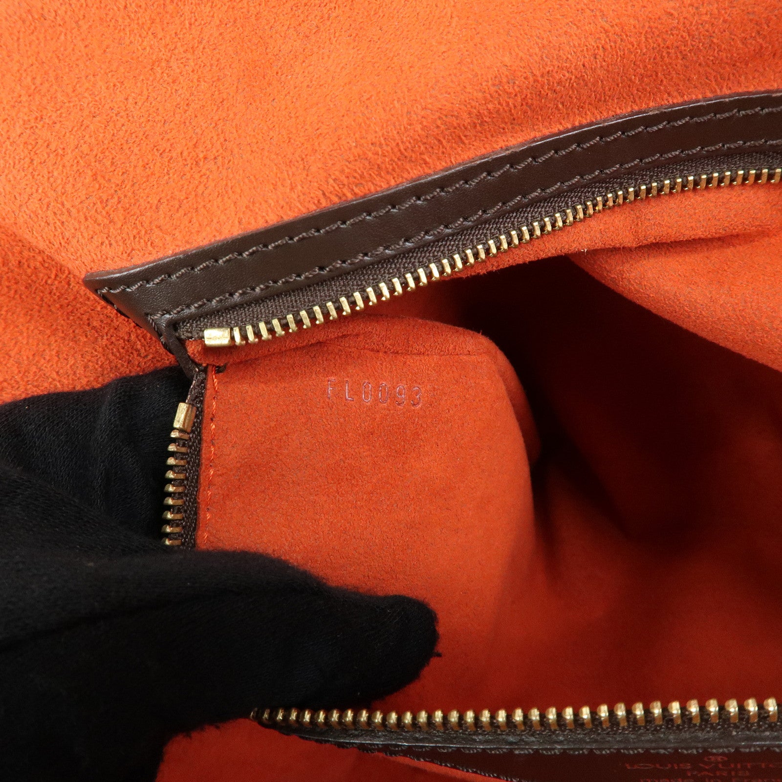 Louis Vuitton Damier Canvas Leather Manosque GM Hand Bag N51120