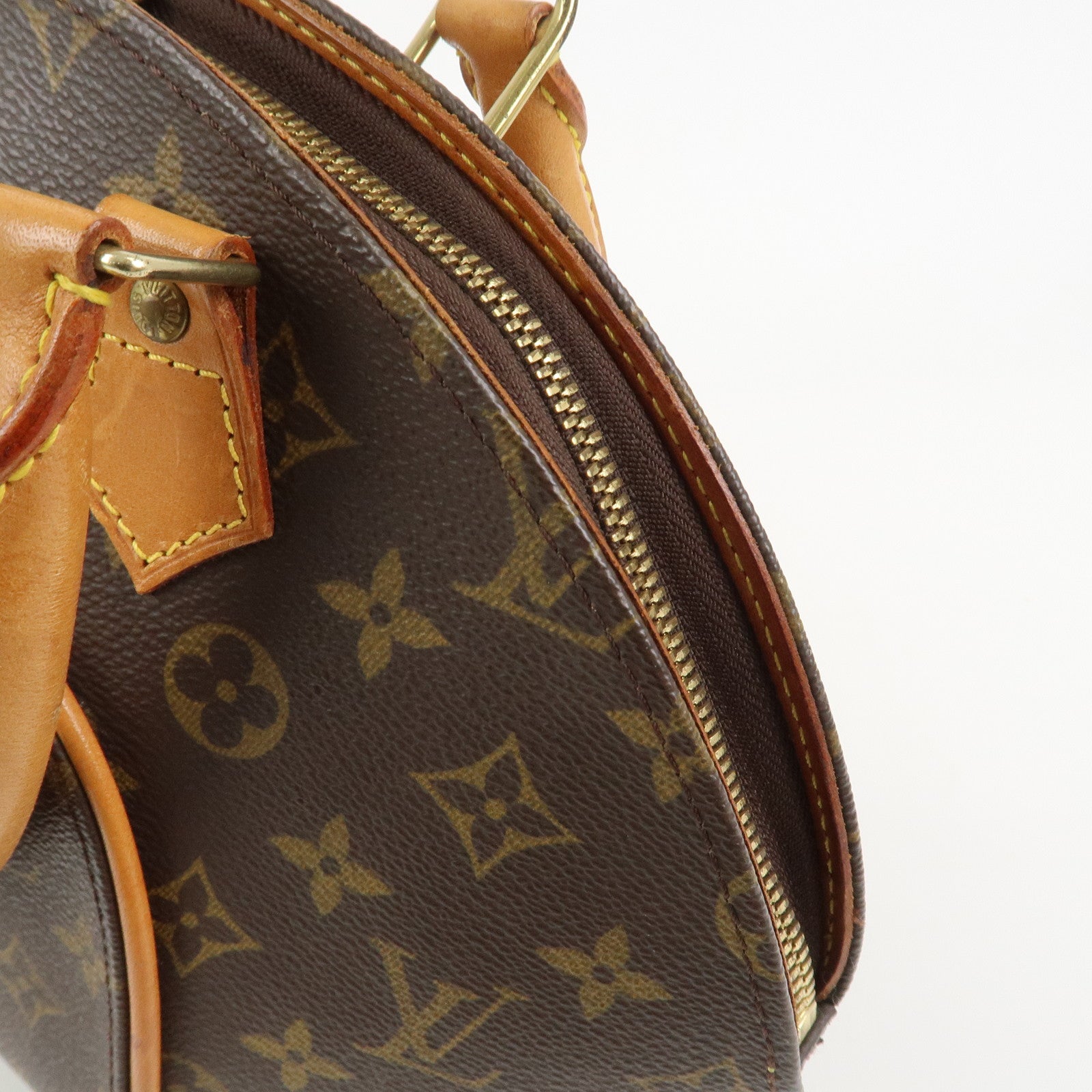 Louis Vuitton Monogram Ellipse PM Hand Bag Brown M51127