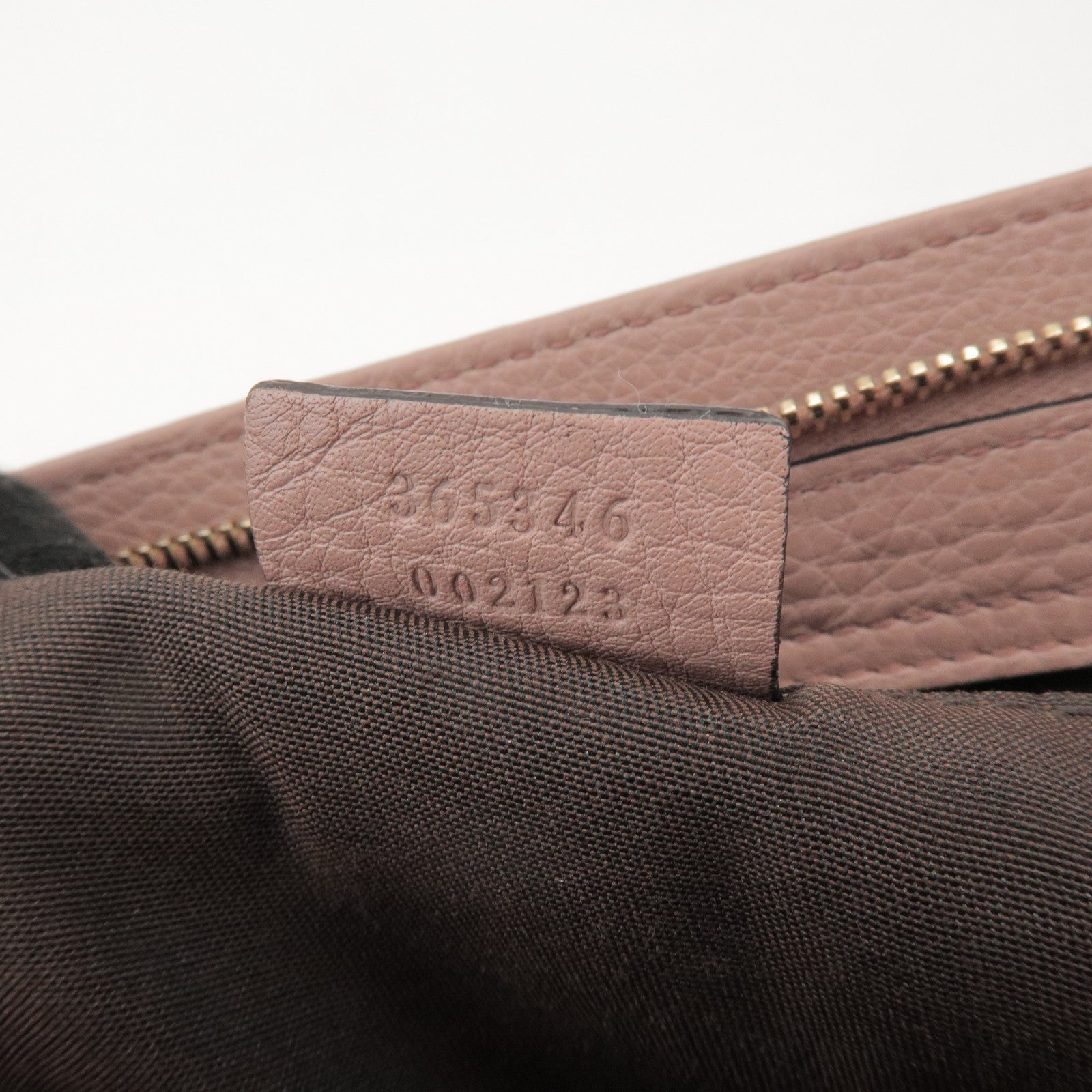 GUCCI Bamboo Leather 2Way Hand Bag Shoulder Bag Pink 365346